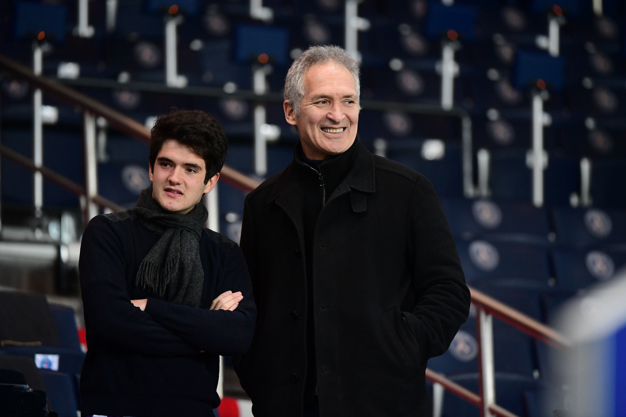 French tv journalist Christian Jeanpierre during the French Ligue 1 match between Paris Saint Germain and Toulouse at Parc des Princes on February 19, 2017 in Paris, France. (Photo by Dave Winter/Icon