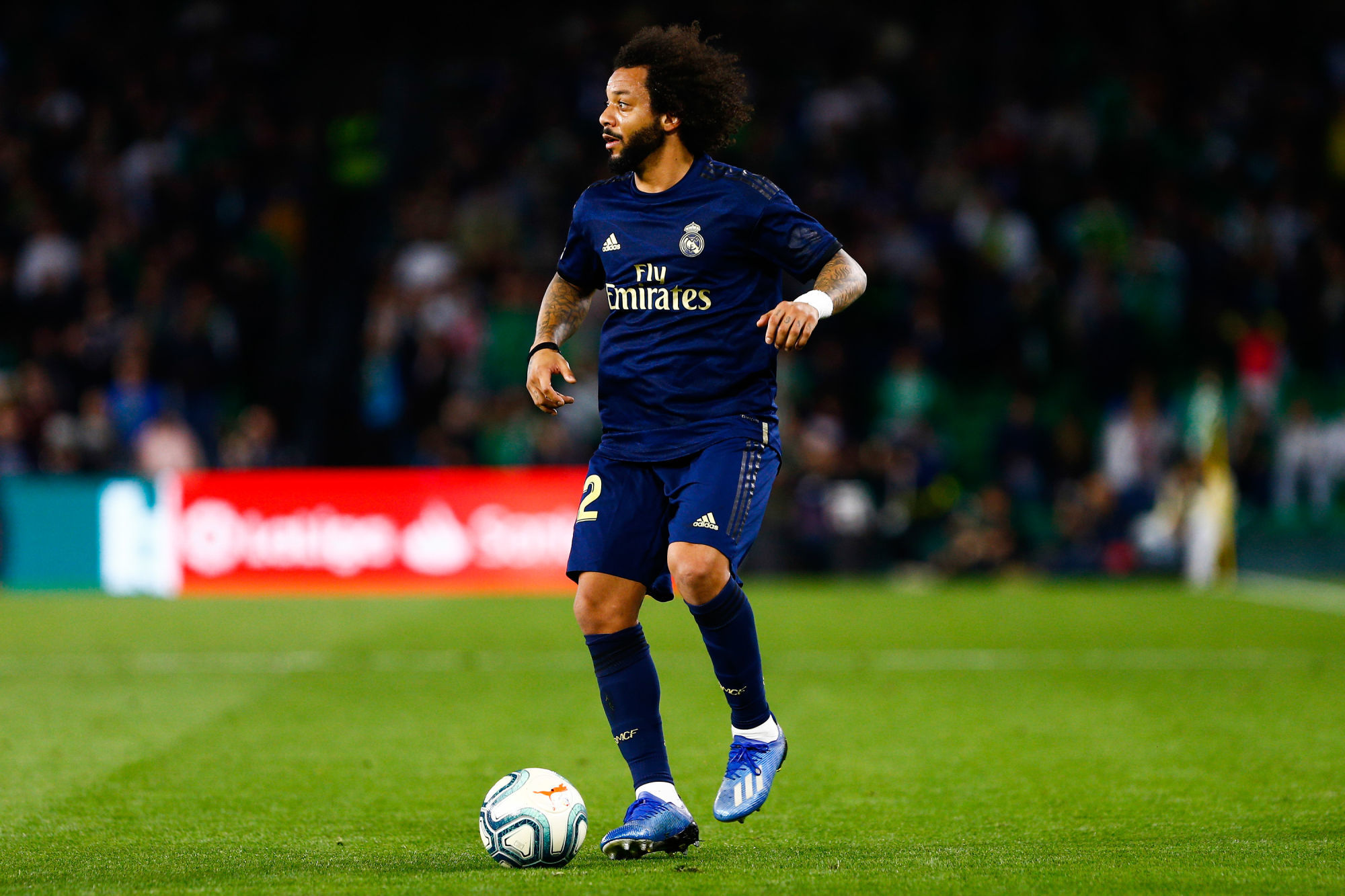 Marcelo Vieira of Real Madrid during the La Liga match between Real Betis and Real Madrid at Benito Villamarin Stadium on March 8, 2020 in Sevilla, Spain. (Photo by Pressinphoto/Icon Sport) - MARCELO - Benito Villamarín - Seville (Espagne)