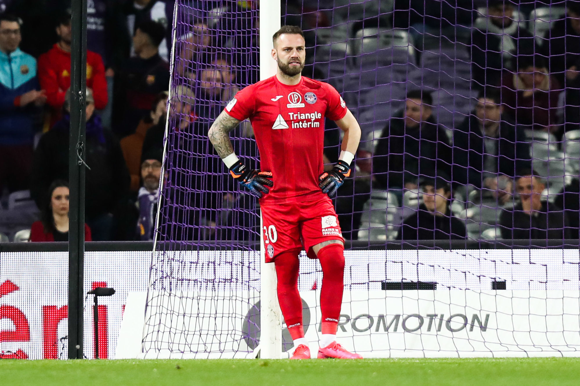 Baptiste REYNET of Toulouse during the Ligue 1 match between Toulouse and Nice at Stadium Municipal on February 15, 2020 in Toulouse, France. (Photo by Manuel Blondeau/Icon Sport) - Baptiste REYNET - Stadium Municipal - Toulouse (France)
