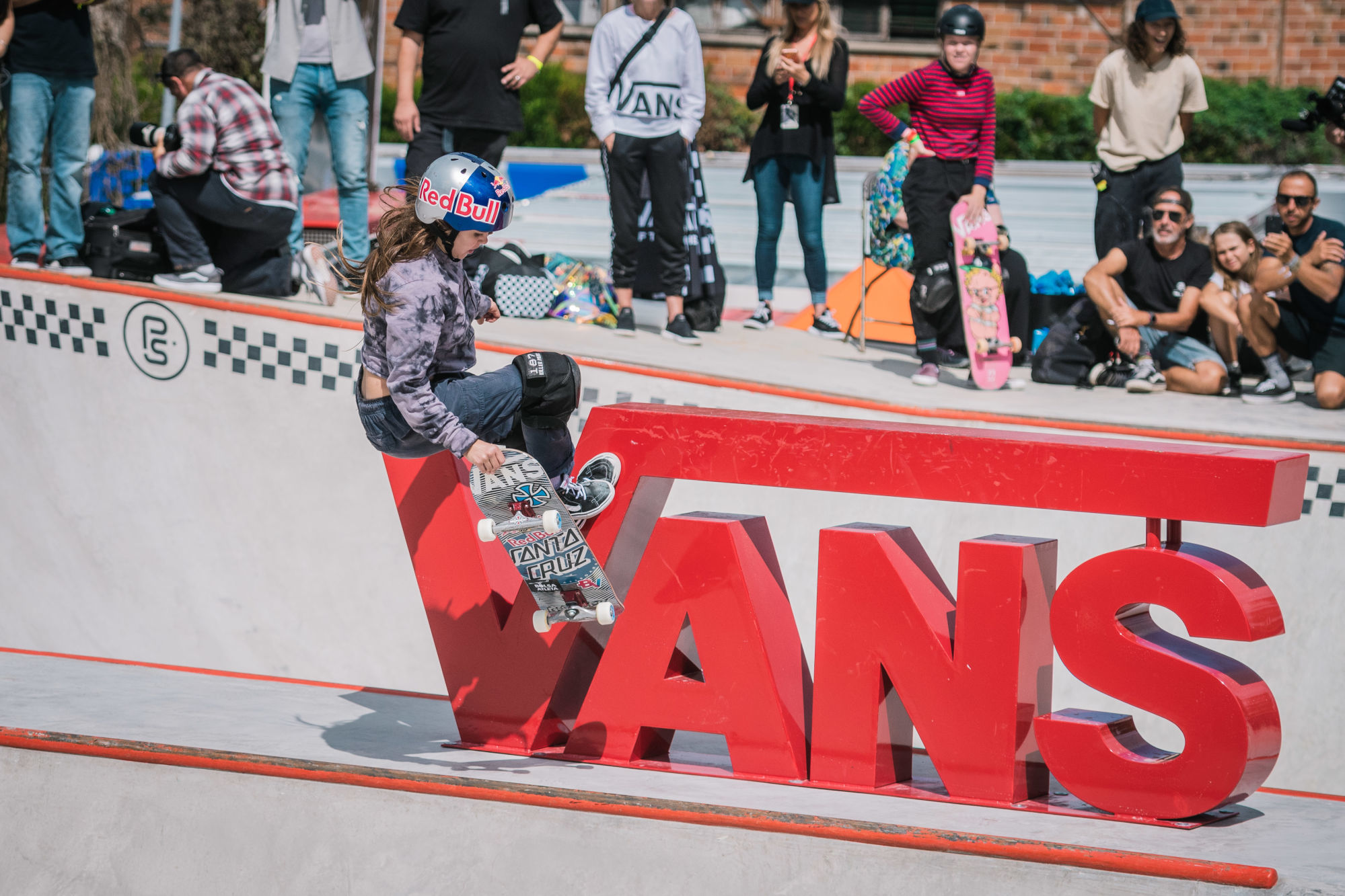 Yndiara Asp of Brazil during the Pro Tour, Vans Park Series, on August 10, 2019 in Chelles, France  ( Photo by Charles Schneider / Icon Sport )