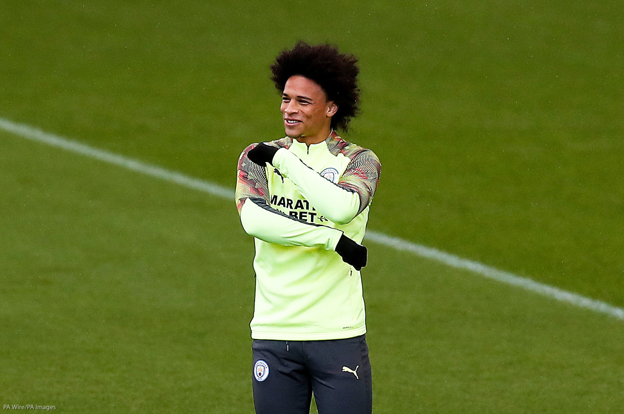 Photo by Icon Sport - Leroy SANE - Manchester (Angleterre)