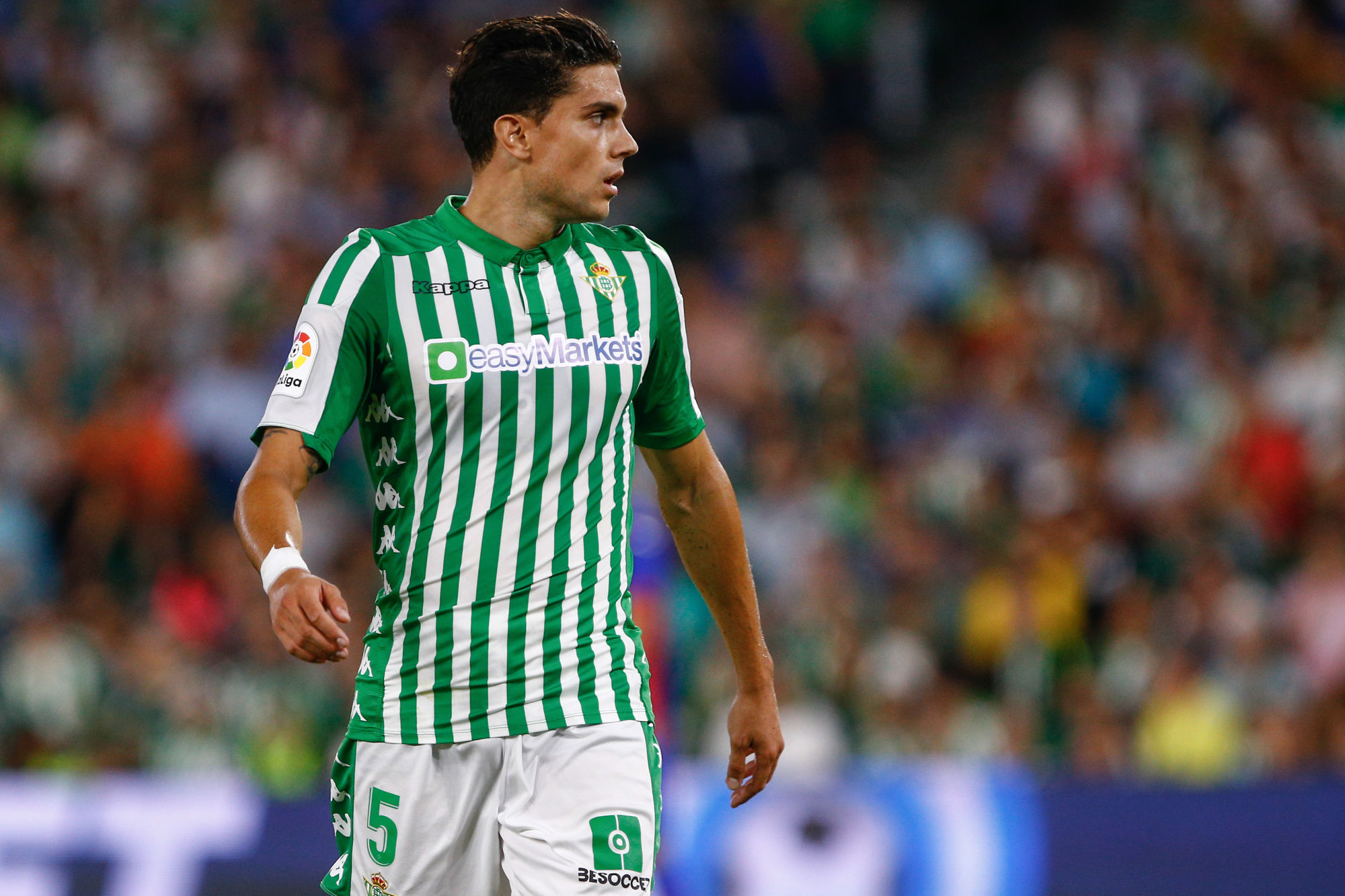 Marc Bartra of Real Betis during the Liga match between Real Betis Seville and Eibar at Estadio Benito Villamarin on October 4, 2019 in Seville, Spain. (Photo by Pressinphoto/Icon Sport) - Marc BARTRA - Benito Villamarín - Seville (Espagne)