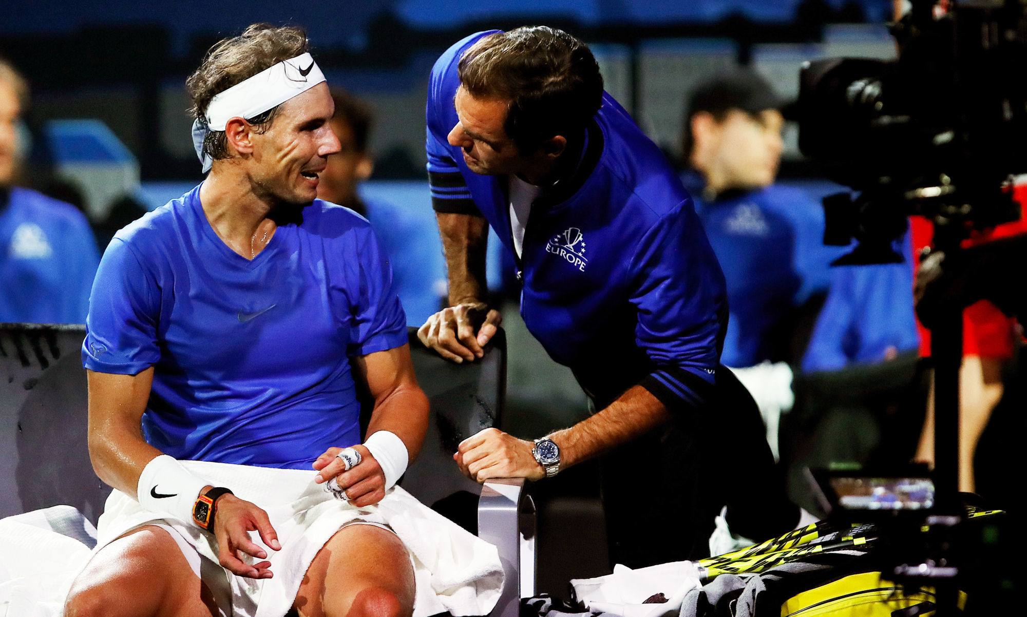 Rafael Nadal (ESP) et Roger Federer (SUI). Photo: GEPA pictures/ Matthias Hauer / Icon Sport