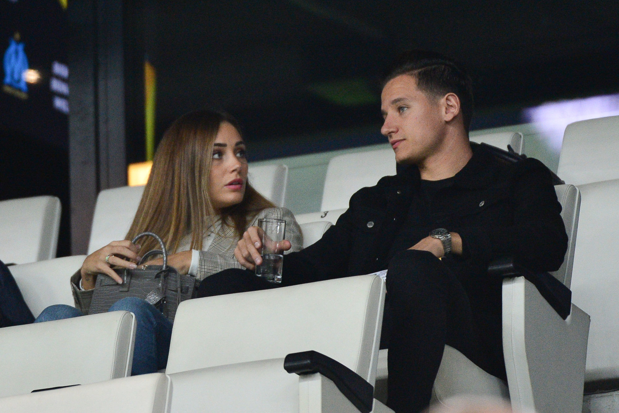 Florian Thauvin et Charlotte Pirroni  (Photo by Dave Winter/Icon Sport)