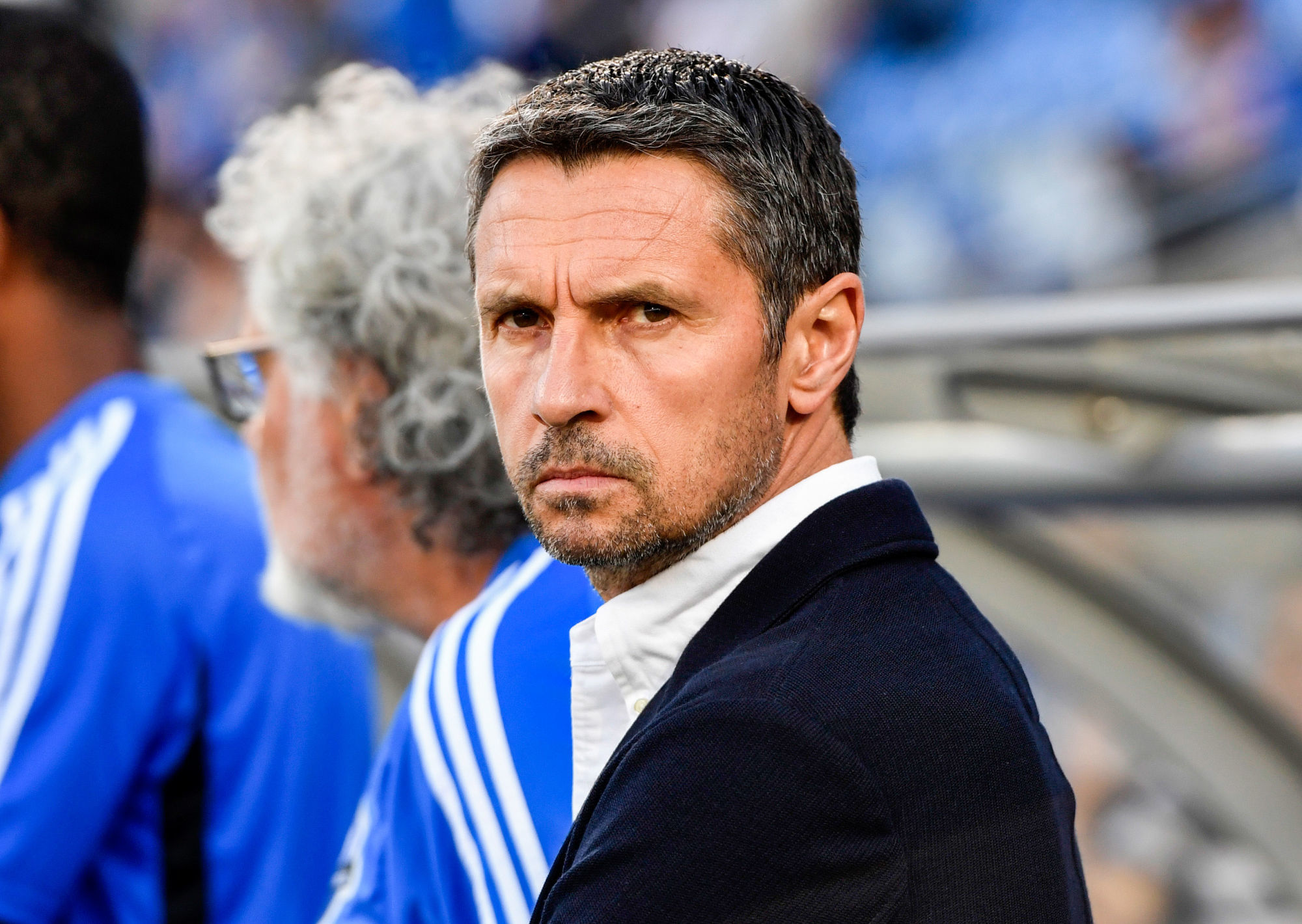 Montreal Impact head coach Remi Garde looks on prior to the game against York9 FC at Saputo Stadium on July 24th 2019 

Photo : SUSA / Icon Sport