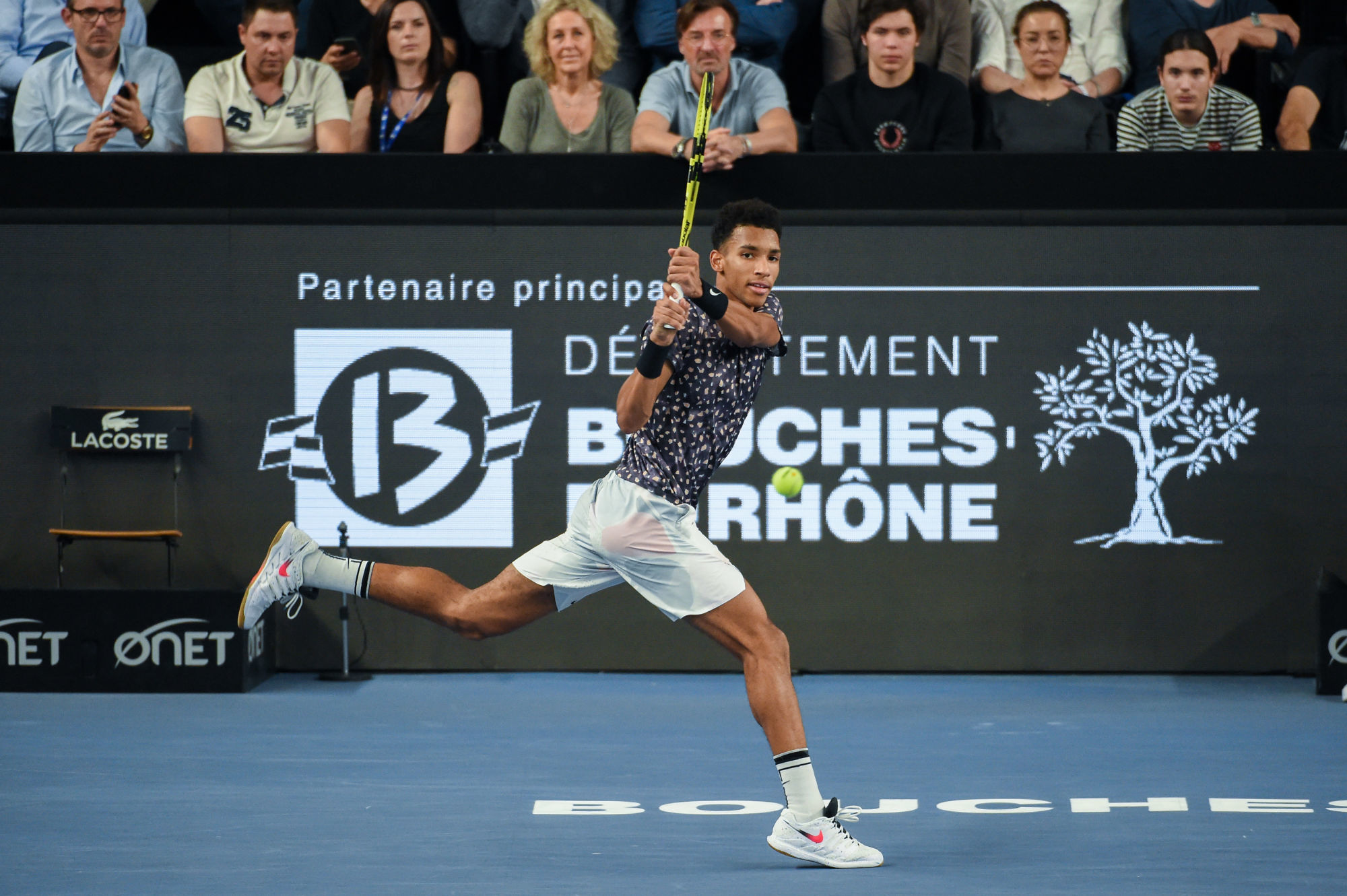 Felix AUGER-ALIASSIME of Canada  during the Open Marseille on February 23, 2020 in Marseille, France. (Photo by Alexandre Dimou/Icon Sport) - Felix AUGER-ALIASSIME - Marseille (France)