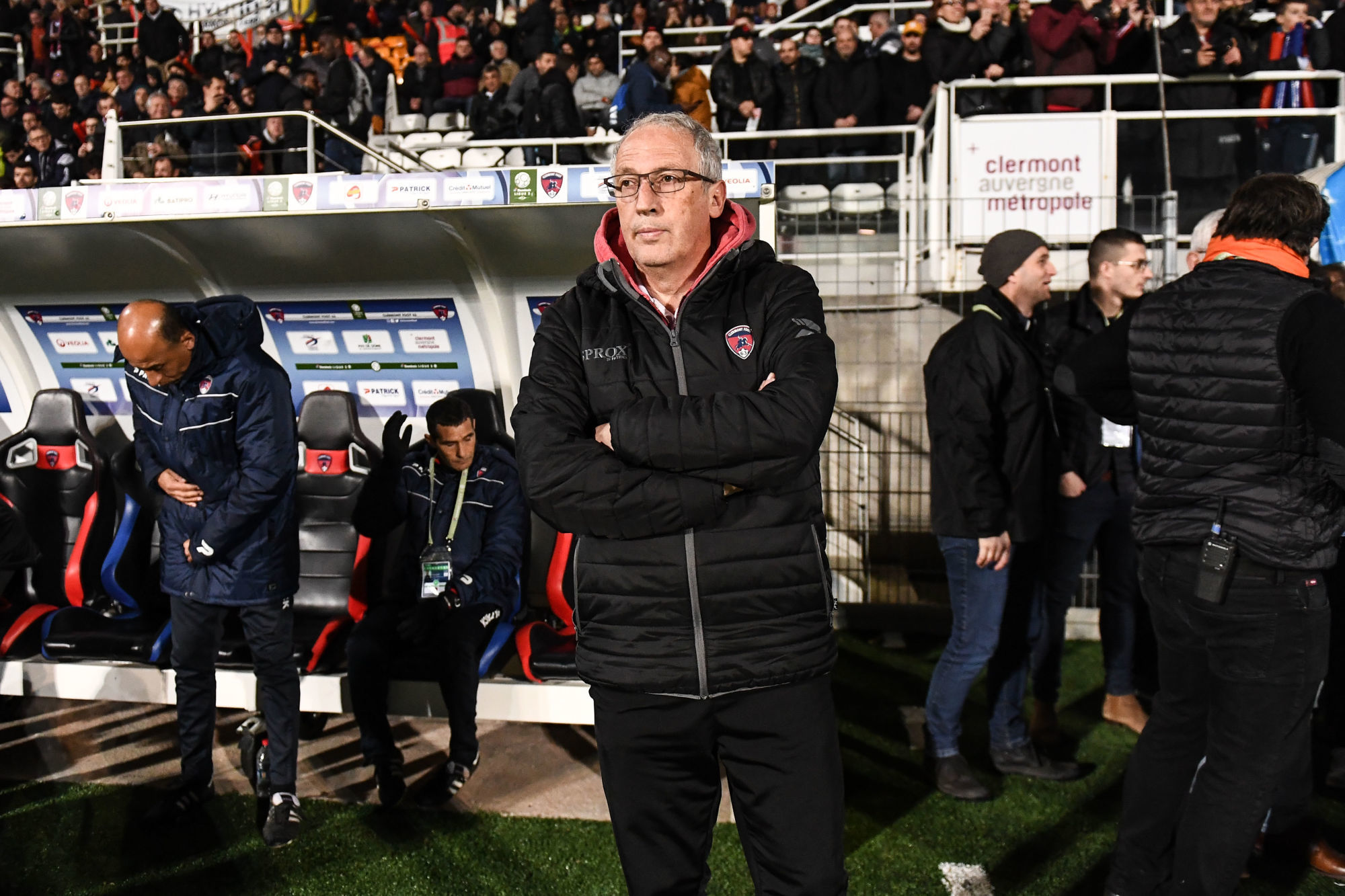 Pascal GASTIEN coach of Clermont during the Ligue 2 match between Clermont Foot 63 and Paris FC on February 21, 2020 in Clermont-Ferrand, France. (Photo by Anthony Dibon/Icon Sport) - Pascal GASTIEN - Clermont Ferrand (France)