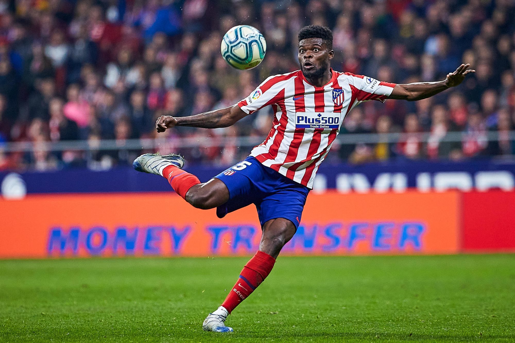 Thomas Partey of Atletico de Madrid during the La Liga match between Atletico de Madrid and Villarreal CF at Wanda Metropolitano Stadium on February 23, 2020 in Madrid, Spain. (Photo by Pressinphoto/Icon Sport) - Thomas PARTEY - Estadio Wanda Metropolitano - Madrid (Espagne)