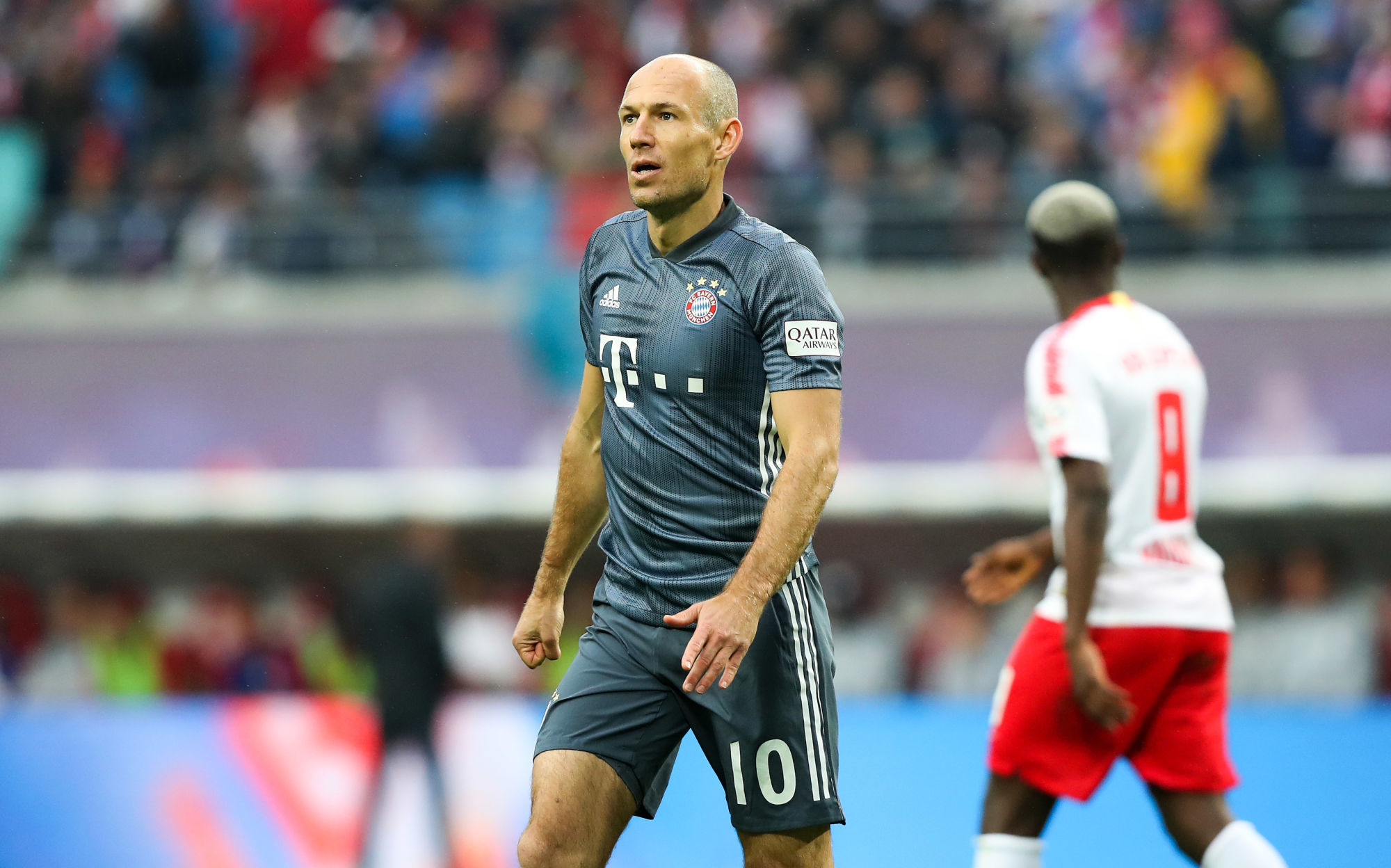 Arjen Robben during the Bundesliga match between RB Leizpig and Bayern Munchen on May 11th, 2019.
Photo : Firo / Icon Sport