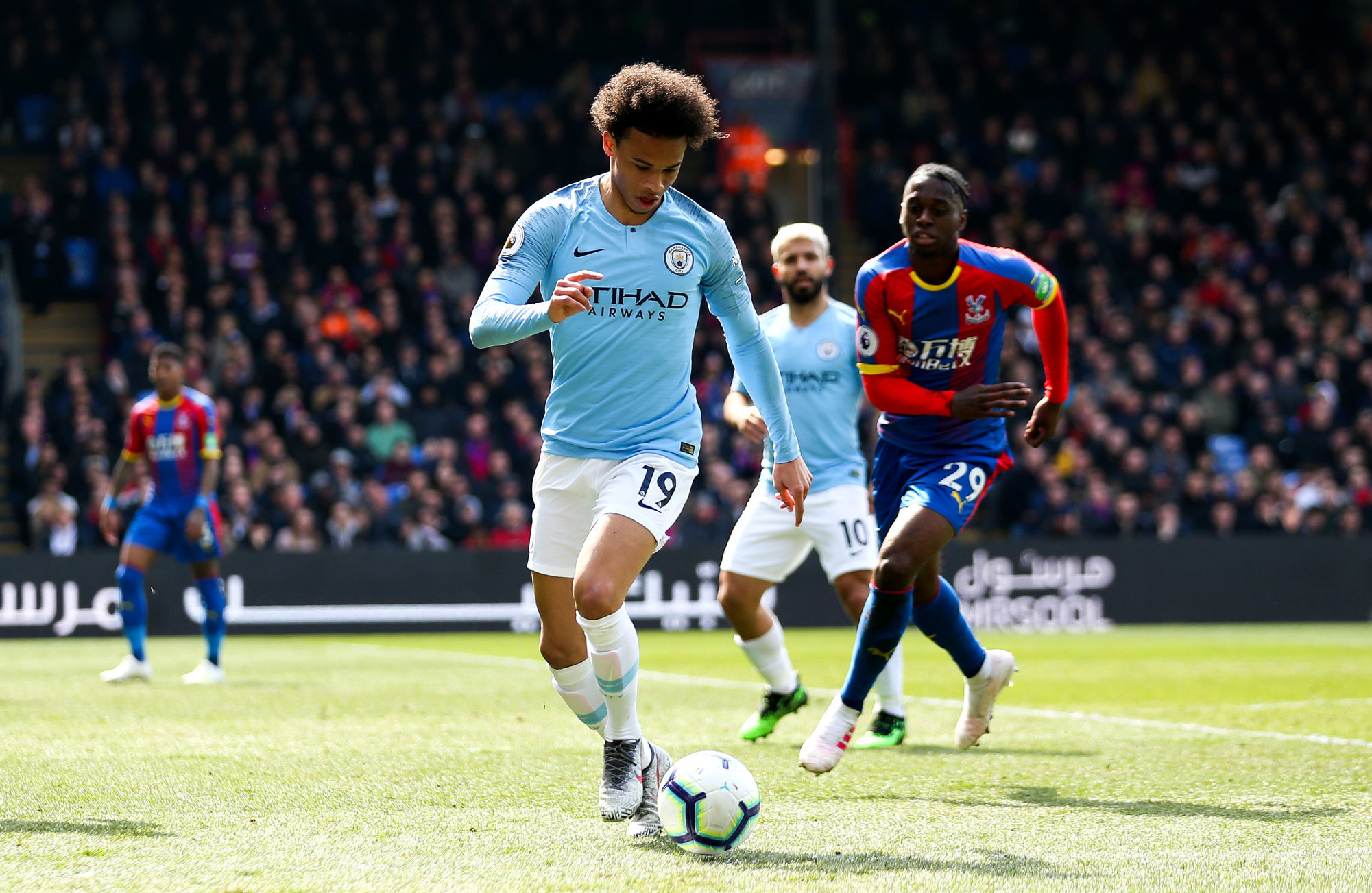 Manchester City's Leroy Sane in action during the Premier League match at Selhurst Park, London. 
Photo : PA Images / Icon Sport
