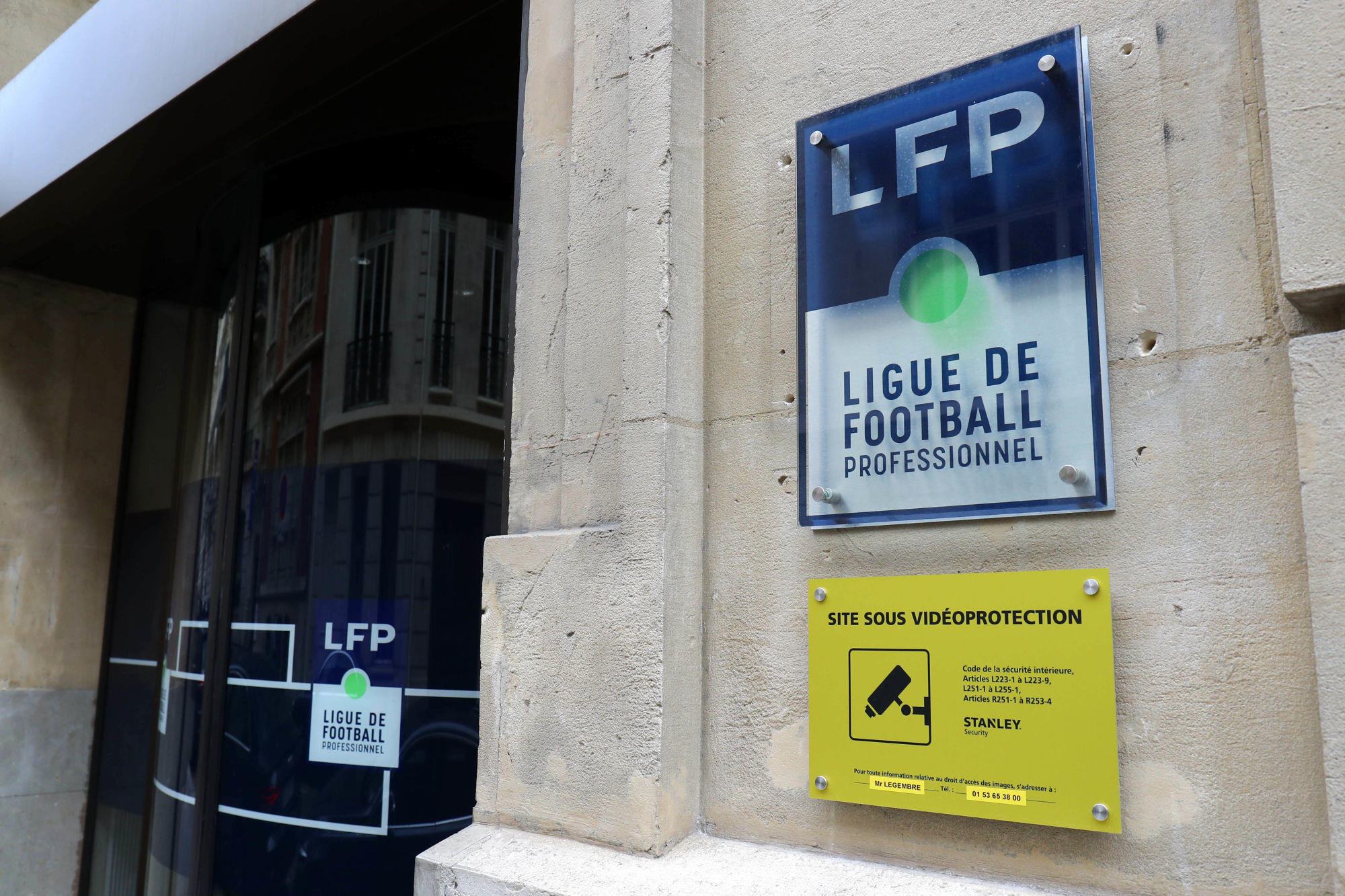 Illustration Head Office of  French League during this period of confinement on April 30, 2020 in Paris, France. (Photo by Valentin Desbriel/Icon Sport) - --- - Paris (France)