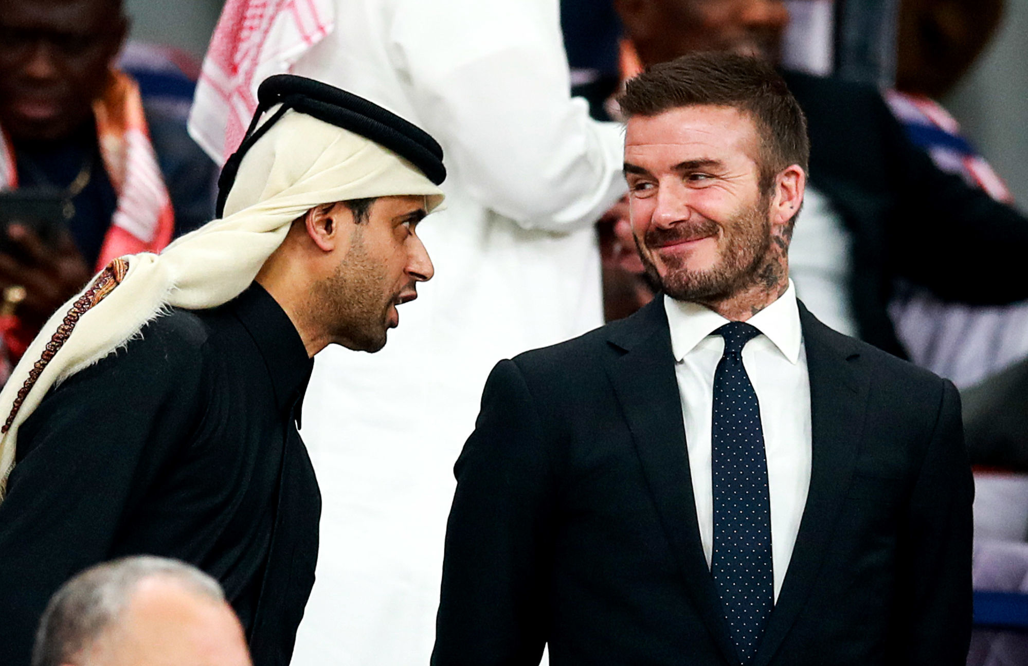 Nasser Al-Khelaïfi et David Beckham - PSG
