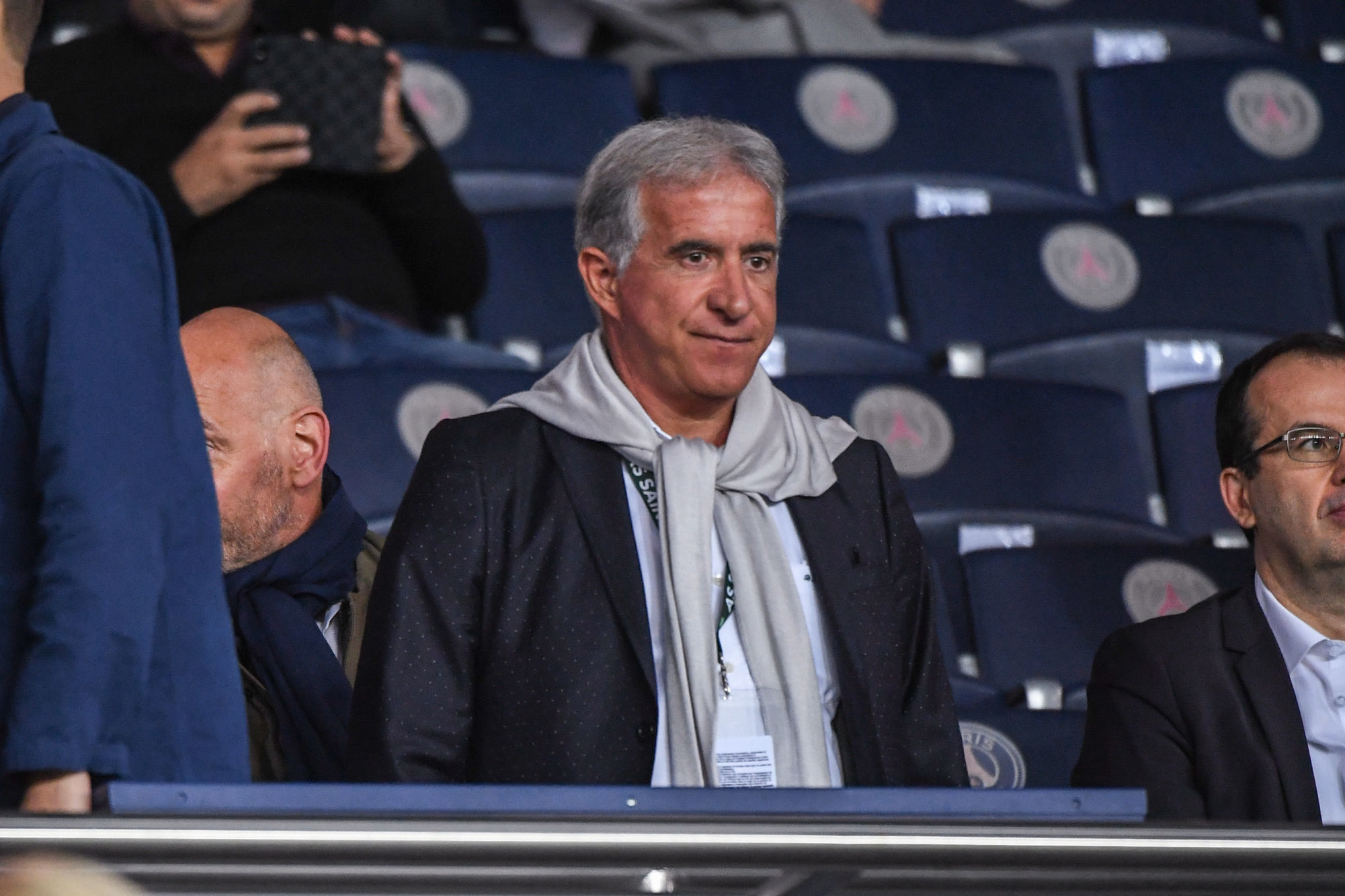 Bernard Caiazzo president of Saint Etienne during the French Ligue 1 match between Paris Saint Germain and AS Saint Etienne on September 14, 2018 in Paris, France. (Photo by Anthony Dibon/Icon Sport)