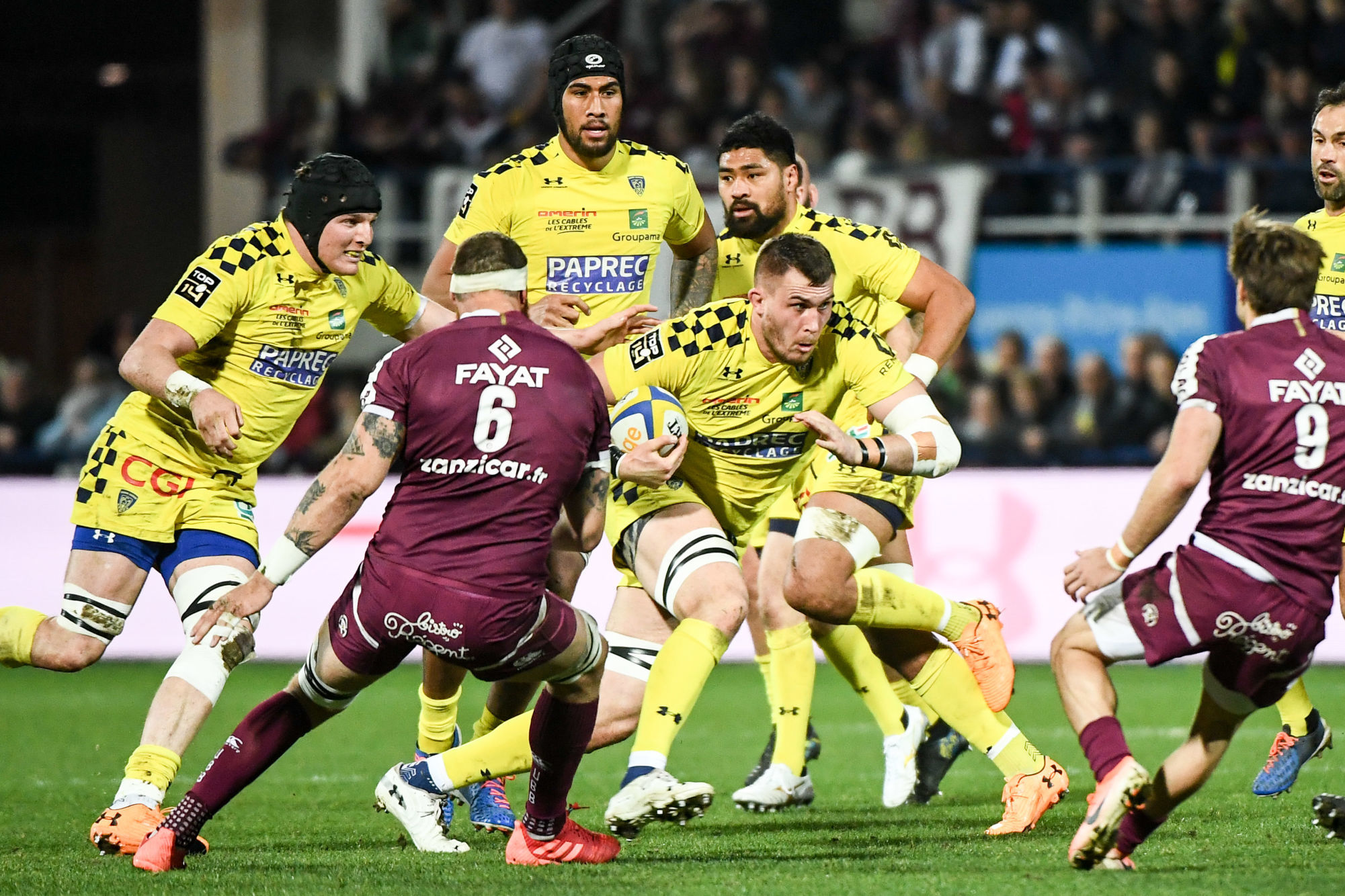 Paul JEDRASIAK of Clermont during the Top 14 match between Clermont and Bordeaux on February 22, 2020 in Clermont-Ferrand, France. (Photo by Anthony Dibon/Icon Sport) - Paul JEDRASIAK - Stade Marcel Michelin - Clermont Ferrand (France)