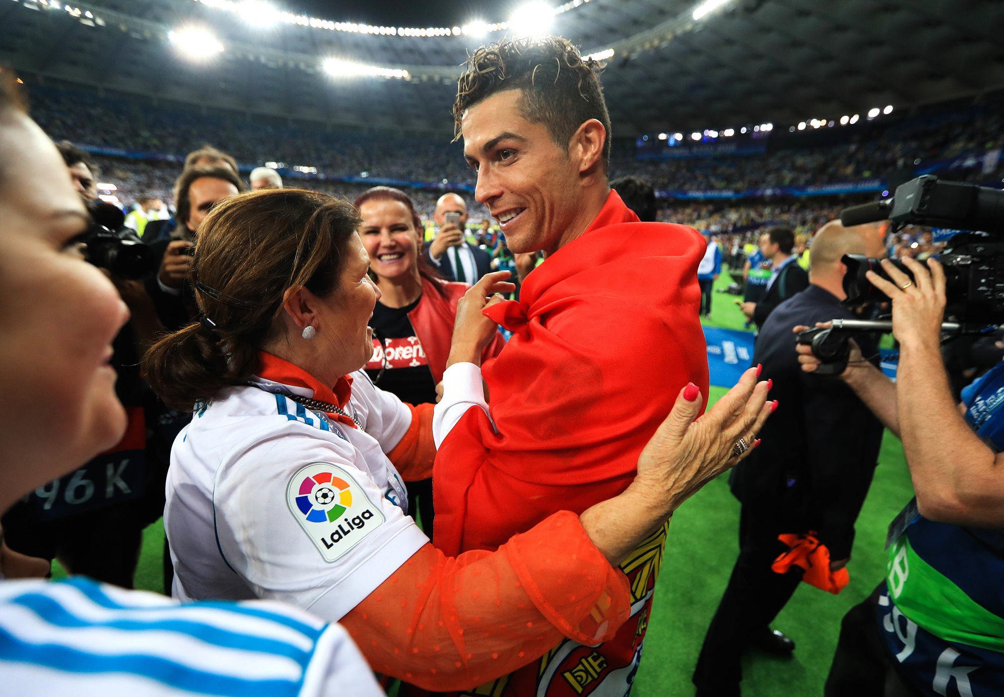 Cristiano Ronaldo et Maria Dolores dos Santos Aveiro 
Photo: Mike Egerton / PA Images / Icon Sport