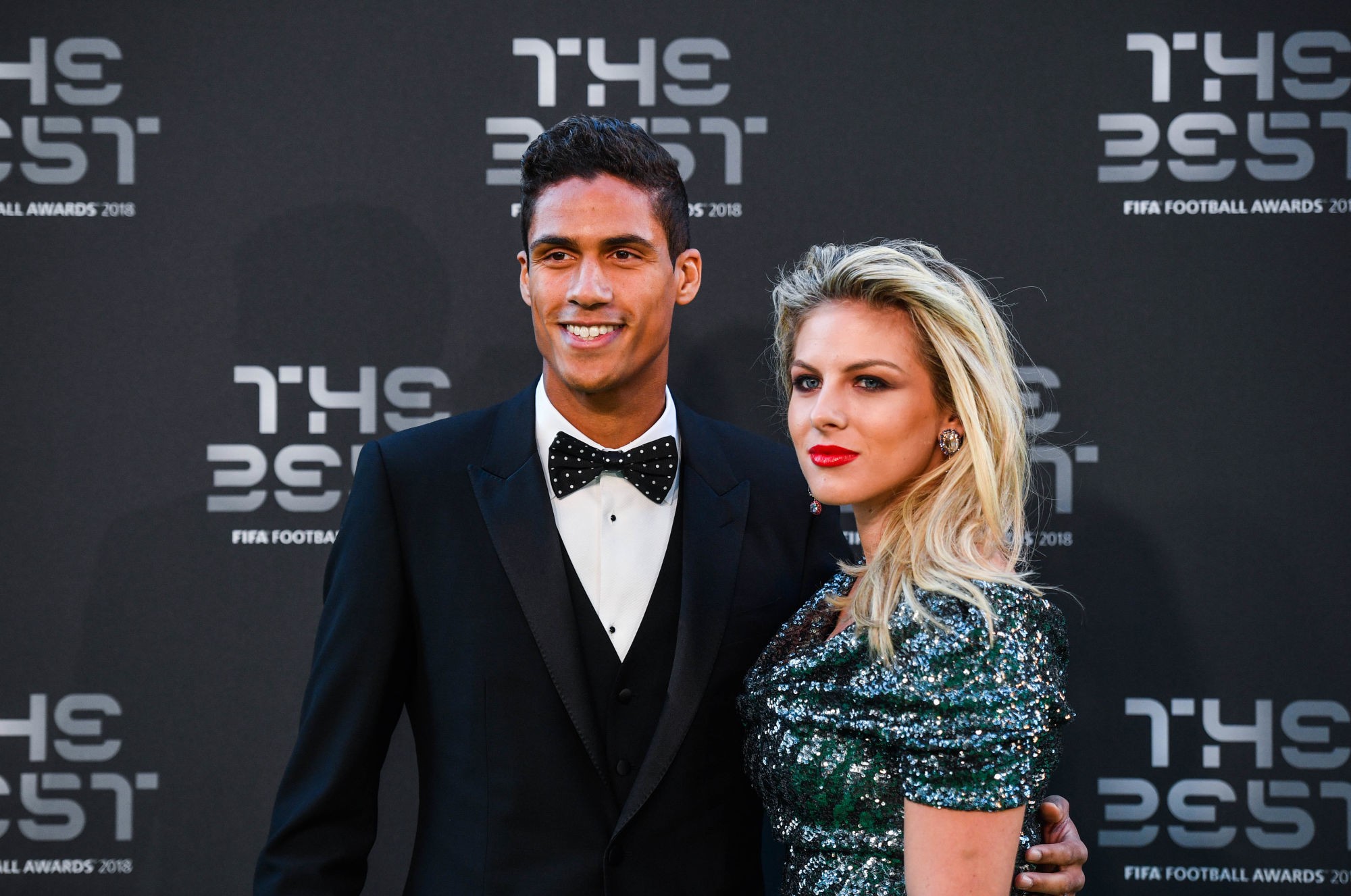 Raphael Varane - Real Madrid et sa femme Camille Tytgat. Photo : Sputnik / Icon Sport