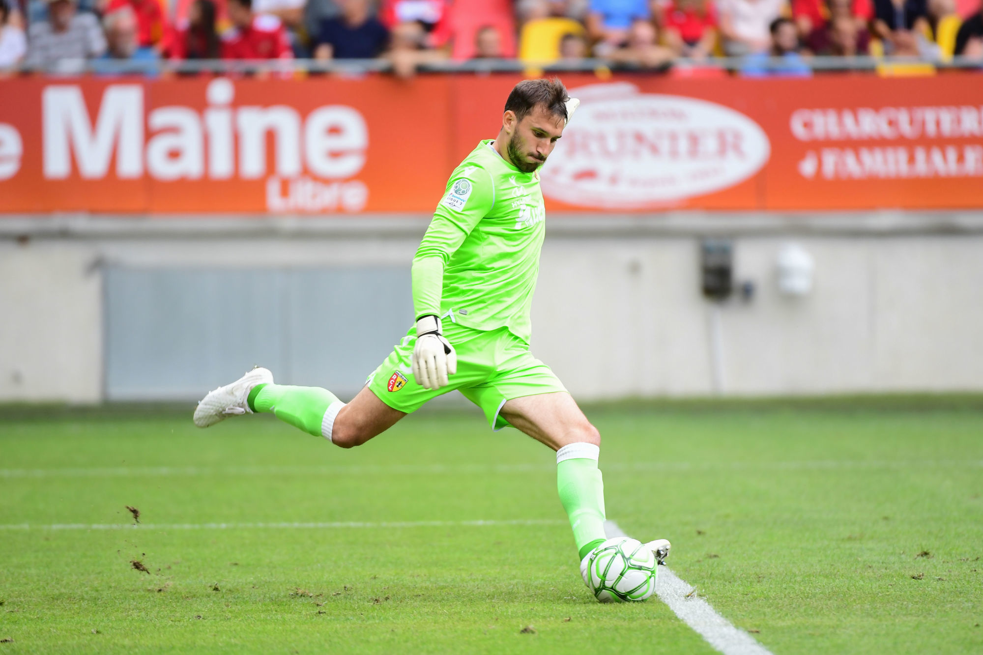 Thomas Vincensini of Lens during the Ligue 2 match between Le Mans and RC Lens on July 27, 2019 in Le Mans, France. (Photo by Dave Winter/Icon Sport)