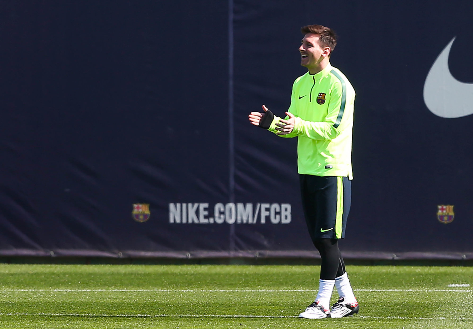 Lionel Messi - Entrainement Barcelone