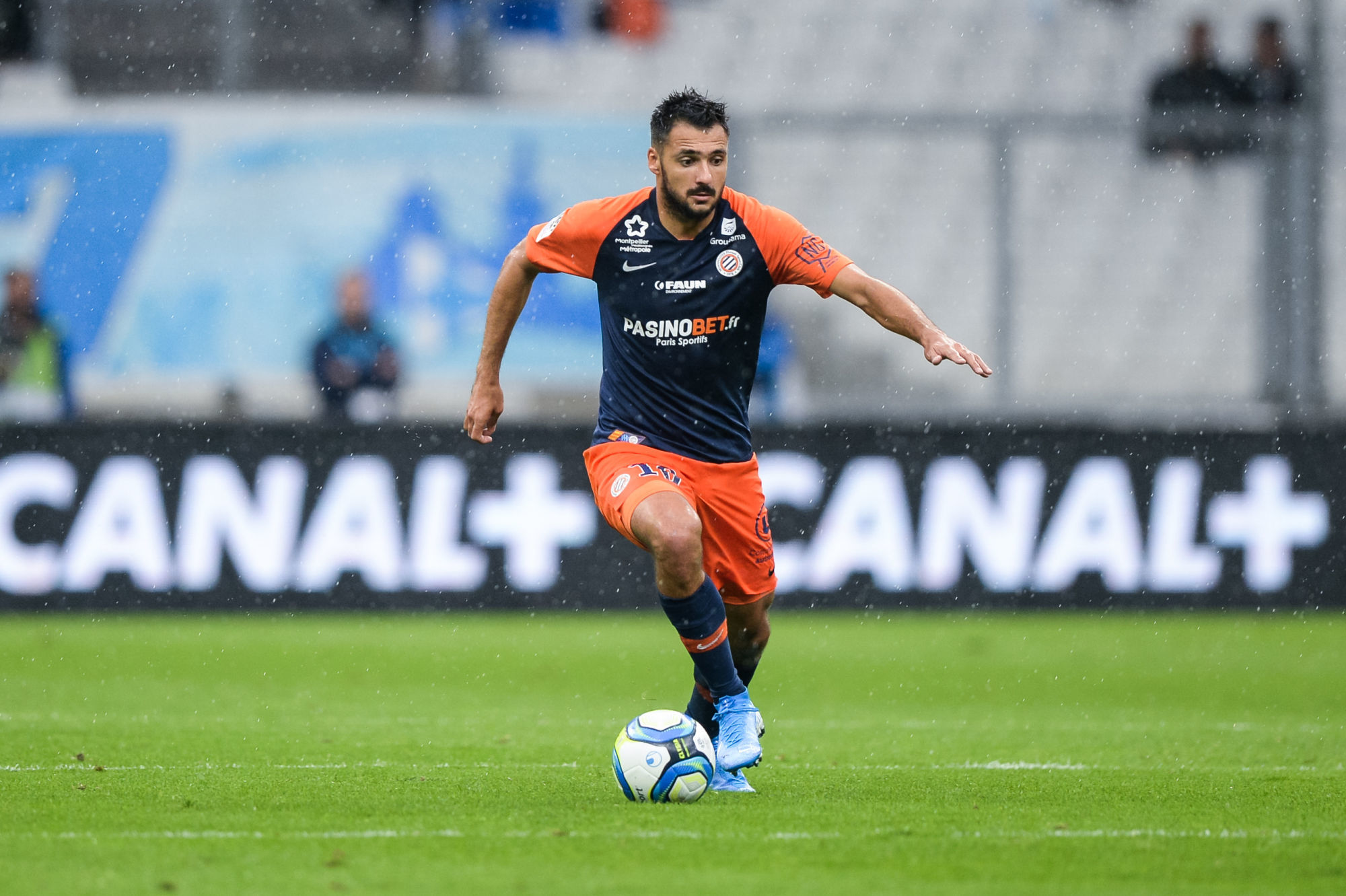 Gaetan LABORDE of Montpellier during the French Ligue 1 football match between Marseille and Montpellier on September 21, 2019 in Marseille, France. (Photo by Baptiste Fernandez/Icon Sport) - Gaetan LABORDE - Orange Vélodrome - Marseille (France)