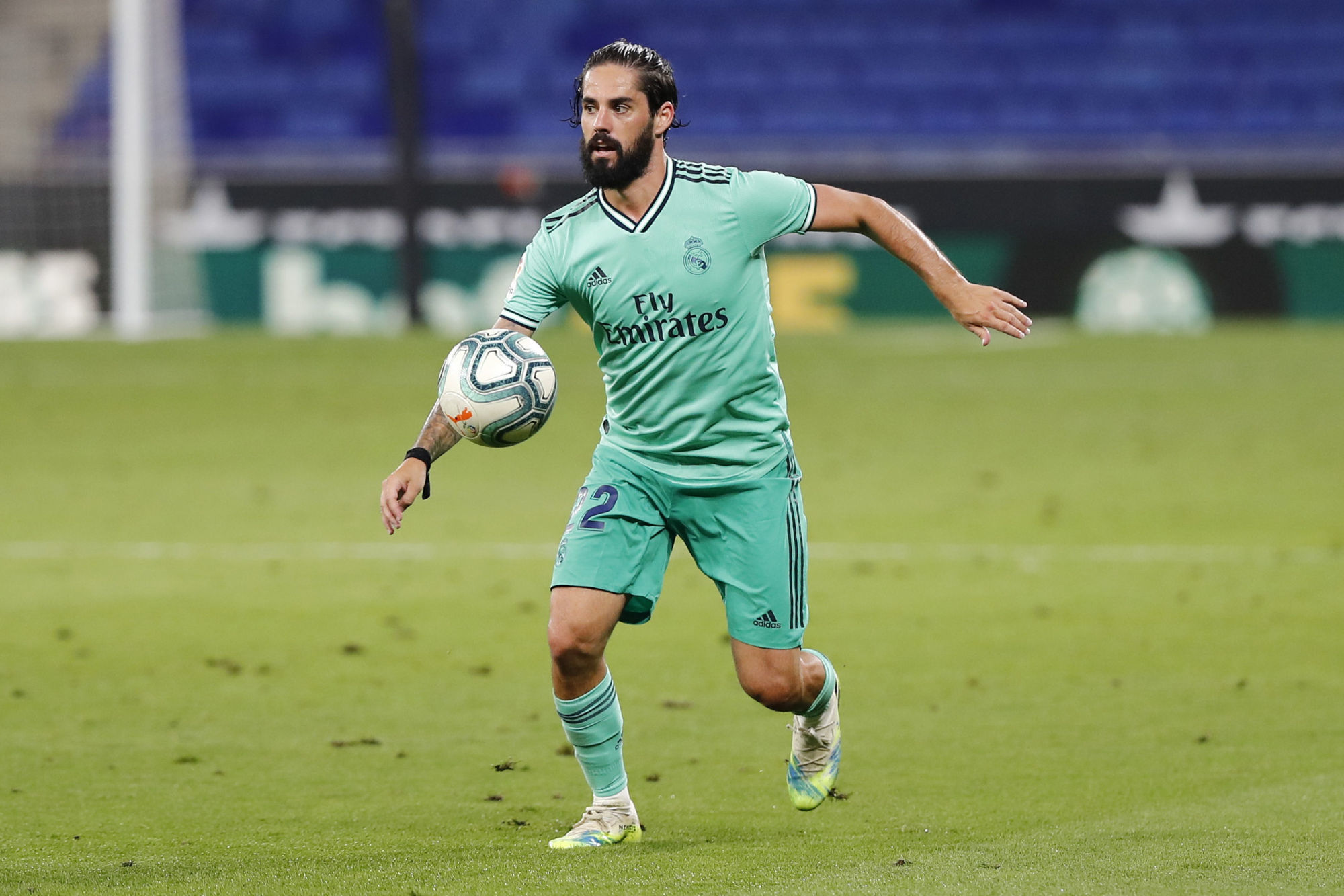 Isco Alarcon of Real Madrid during the La Liga match between RCD Espanyol and Real Madrid at RCDE Stadium on June 28, 2020 in Barcelona, Spain. (Photo by Pressinphoto/Icon Sport) - Estadio Cornella-El Prat - Barcelone (Espagne)