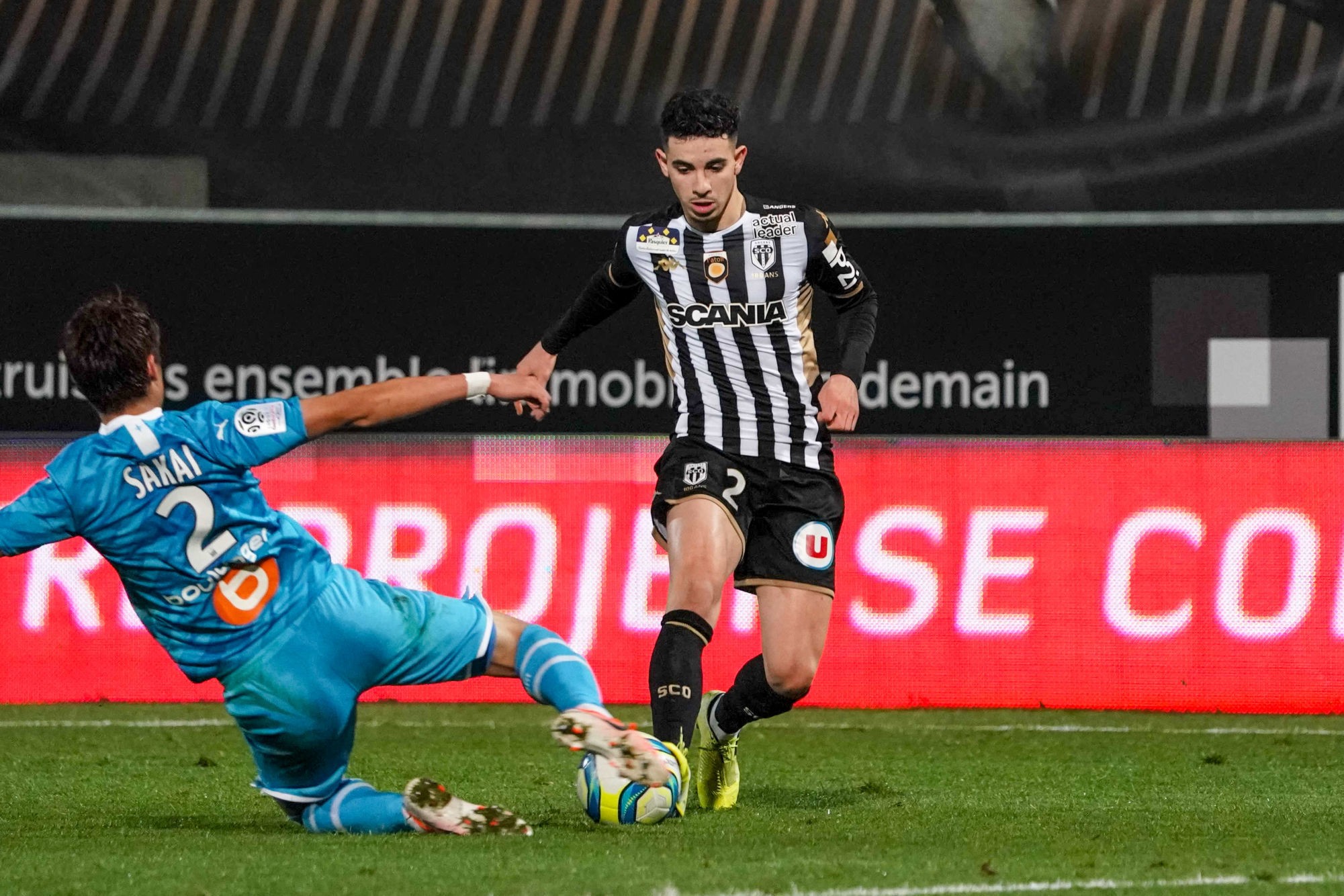 Rayan AIT NOURI -Angers (Photo by Eddy Lemaistre/Icon Sport)