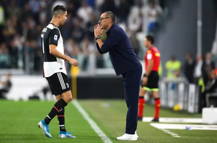 Maurizio Sarri défend Cristiano Ronaldo — Juventus Maurizio Sarri défend Cristiano Ronaldo — Juventus