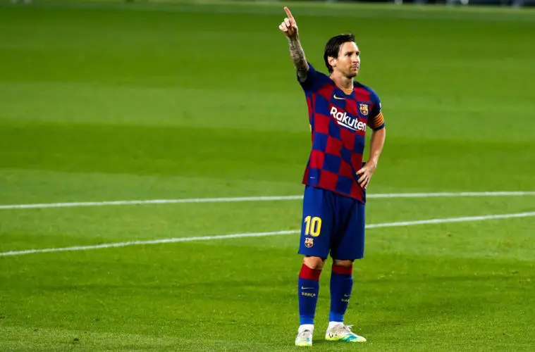 Barça: Messi suscite la polémique avec la célébration de son but