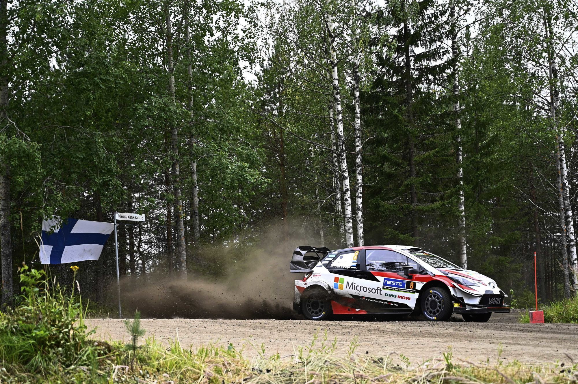 Shakedown, Ott Tanak (EST)-Martin Jarveoja (EST) TOYOTA YARIS WRC , TOYOTA GAZOO RACING WRT
01-04.08.2019. FIA World Rally Championship, Rd 9, Rally Finland, Jyvaskyla, Finland.
  Photo : Xpb / Icon Sport