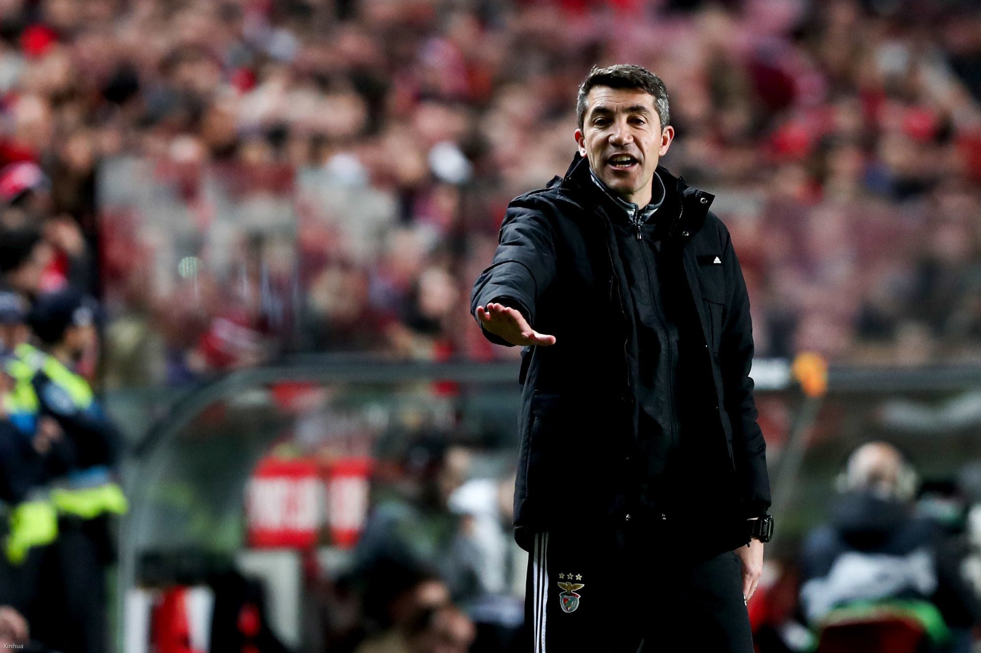 (200228) -- LISBON, Feb. 28, 2020 (Xinhua) -- Benfica's head coach Bruno Lage gestures during the UEFA Europa League round of 32 second leg football match between SL Benfica and Shakhtar Donetsk in Lisbon, Portugal, on Feb. 27, 2020. (Photo by Pedro Fiuza/Xinhua) (Photo by Xinhua/Sipa USA) 

Photo by Icon Sport - Bruno LAGE - Estàdio da Luz - Lisbonne (Portugal)