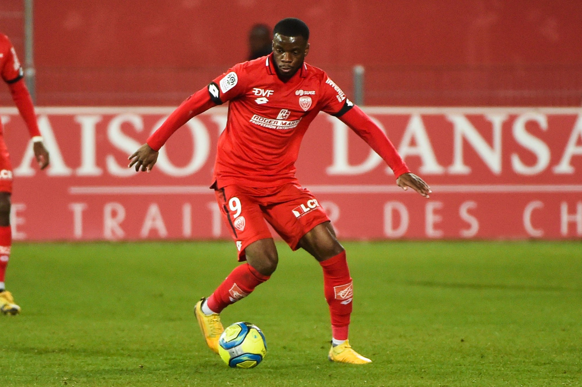 Stephy MAVIDIDI of DFCO during the Ligue 1 match between Dijon FCO and AS Monaco at Stade Gaston Gerard on February 22, 2020 in Dijon, France. (Photo by Vincent Poyer/Icon Sport) - Stephy MAVIDIDI - Stade Gaston-Gerard - Dijon (France)
