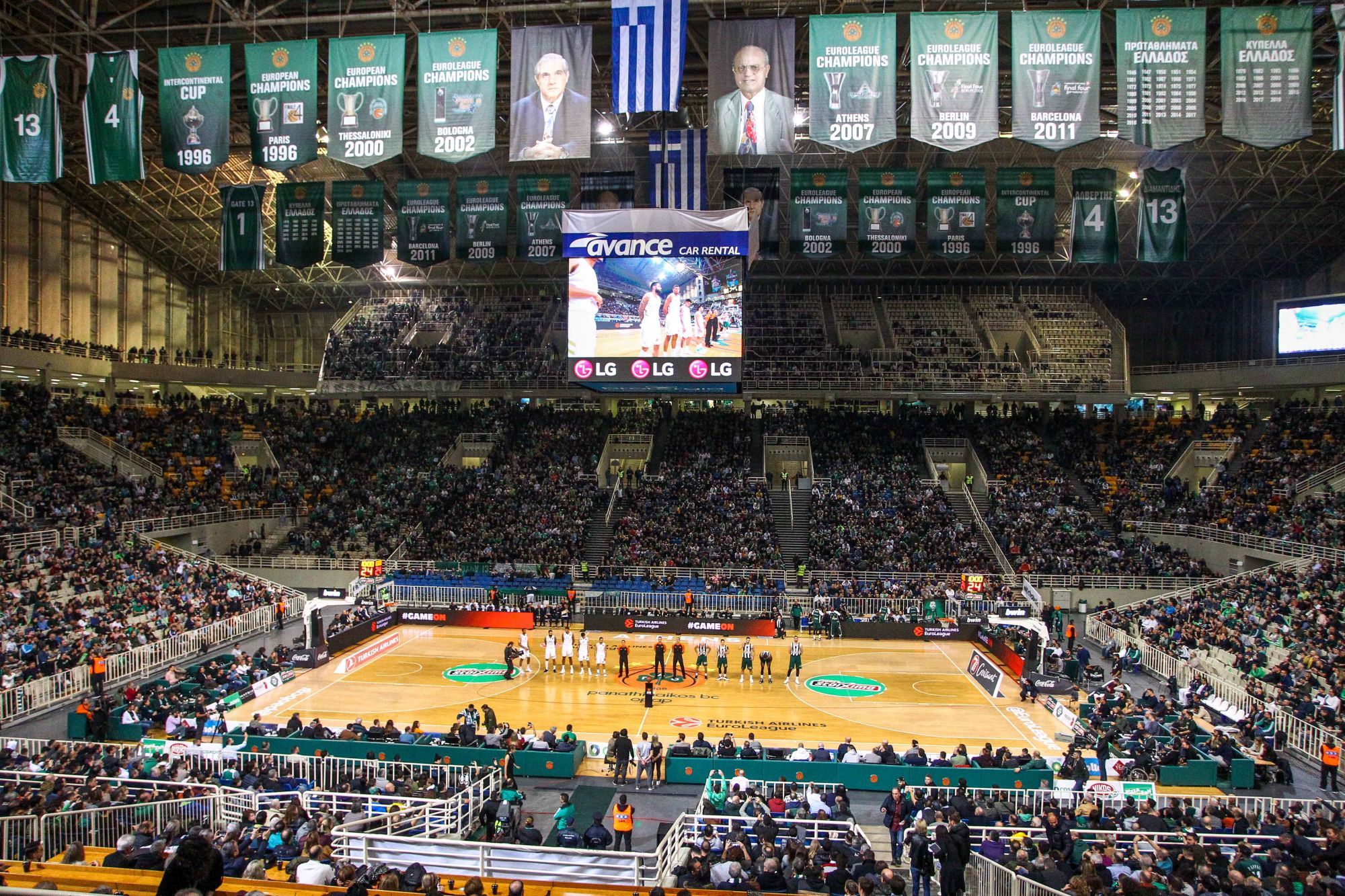General View during the Euroleague match between Panathinaikos and Real Madrid on 26 December 2019
Photo : Eurokinissi / Icon Sport