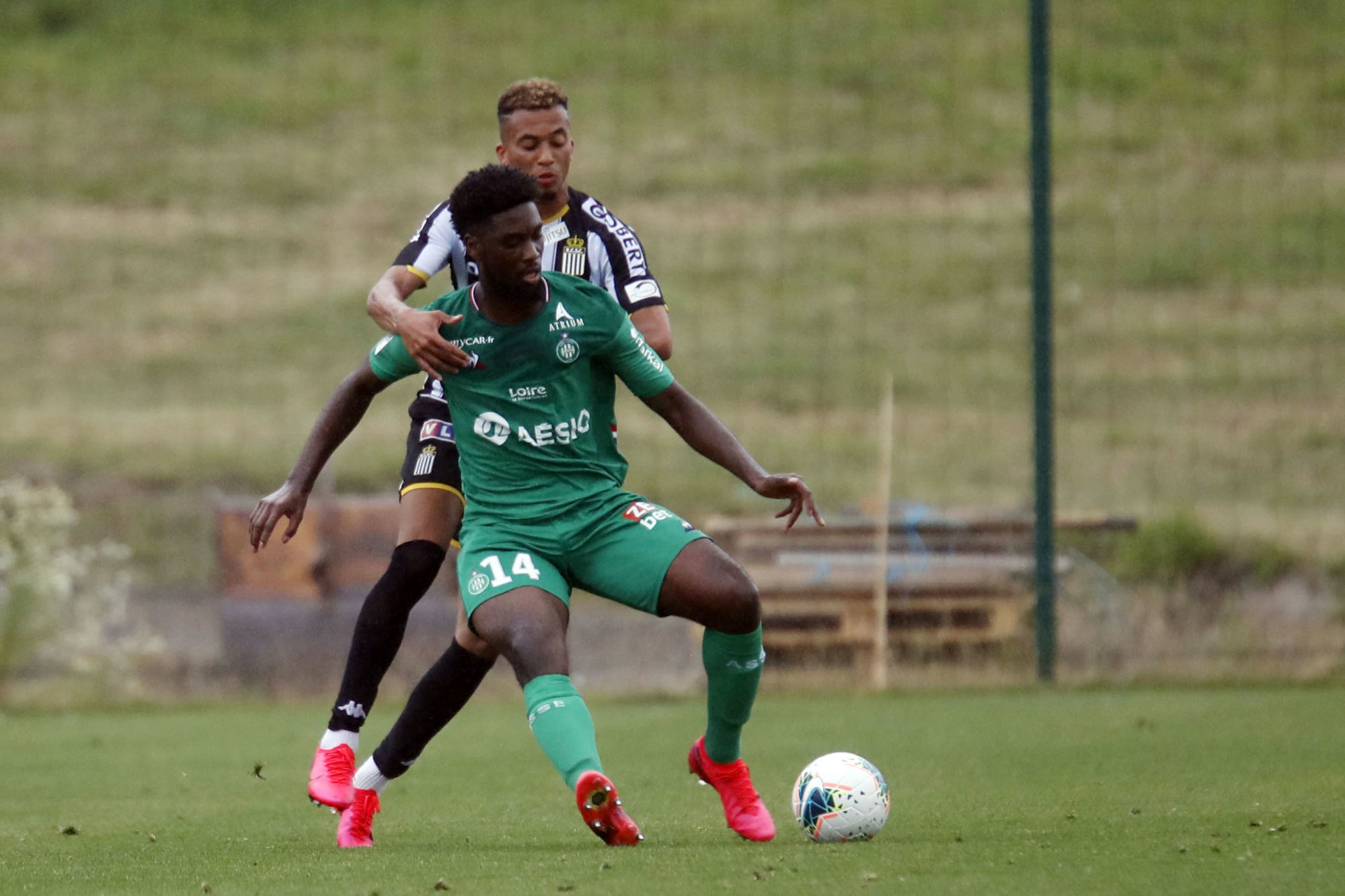 Jean Philippe KRASSO of Saint Etienne during the Friendly match between Saint Etienne and Charleroi at Stade Geoffroy-Guichard on July 15, 2020 in Saint-Etienne, France. (Photo by Romain Biard/Icon Sport) - Stade Geoffroy-Guichard - Saint Etienne (France)