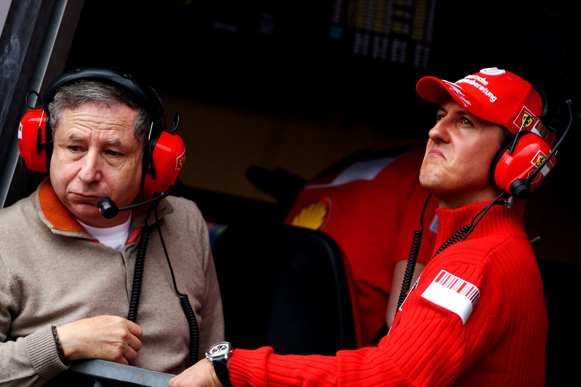 Jean Todt  / Michael Schumacher  
Photo : Icon Sport