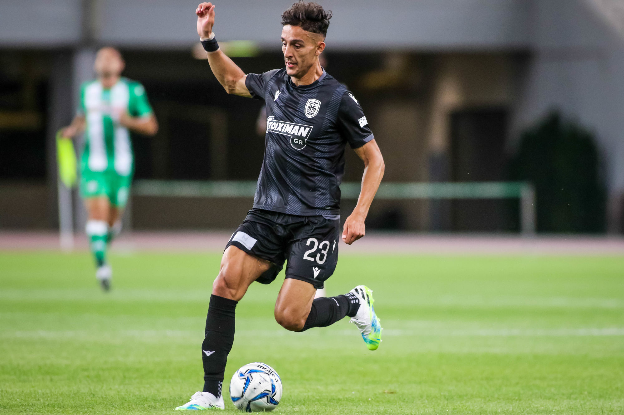 Dimitrios Giannoulis during the Superleague match between Panathinaikos - PAOK  on June 13rd, 2020. 

Photo by Icon Sport - Dimitris GIANNOULIS -  (Grece)