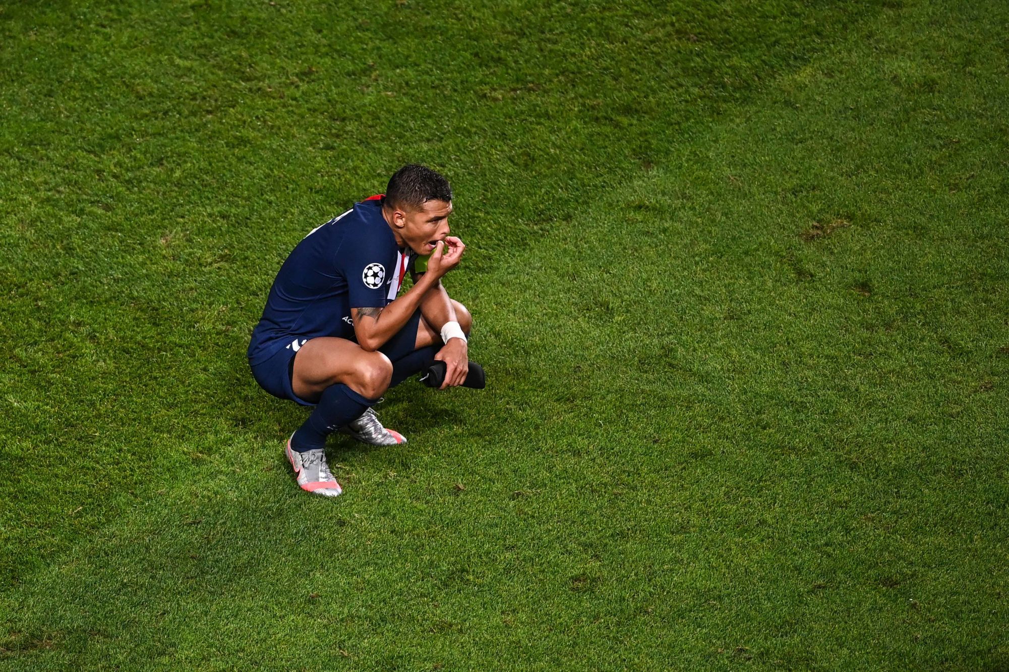 Thiago Silva - Paris Saint-Germain. (Photo by Laurence Griffiths - UEFA/UEFA via Getty Images - Icon Sport)