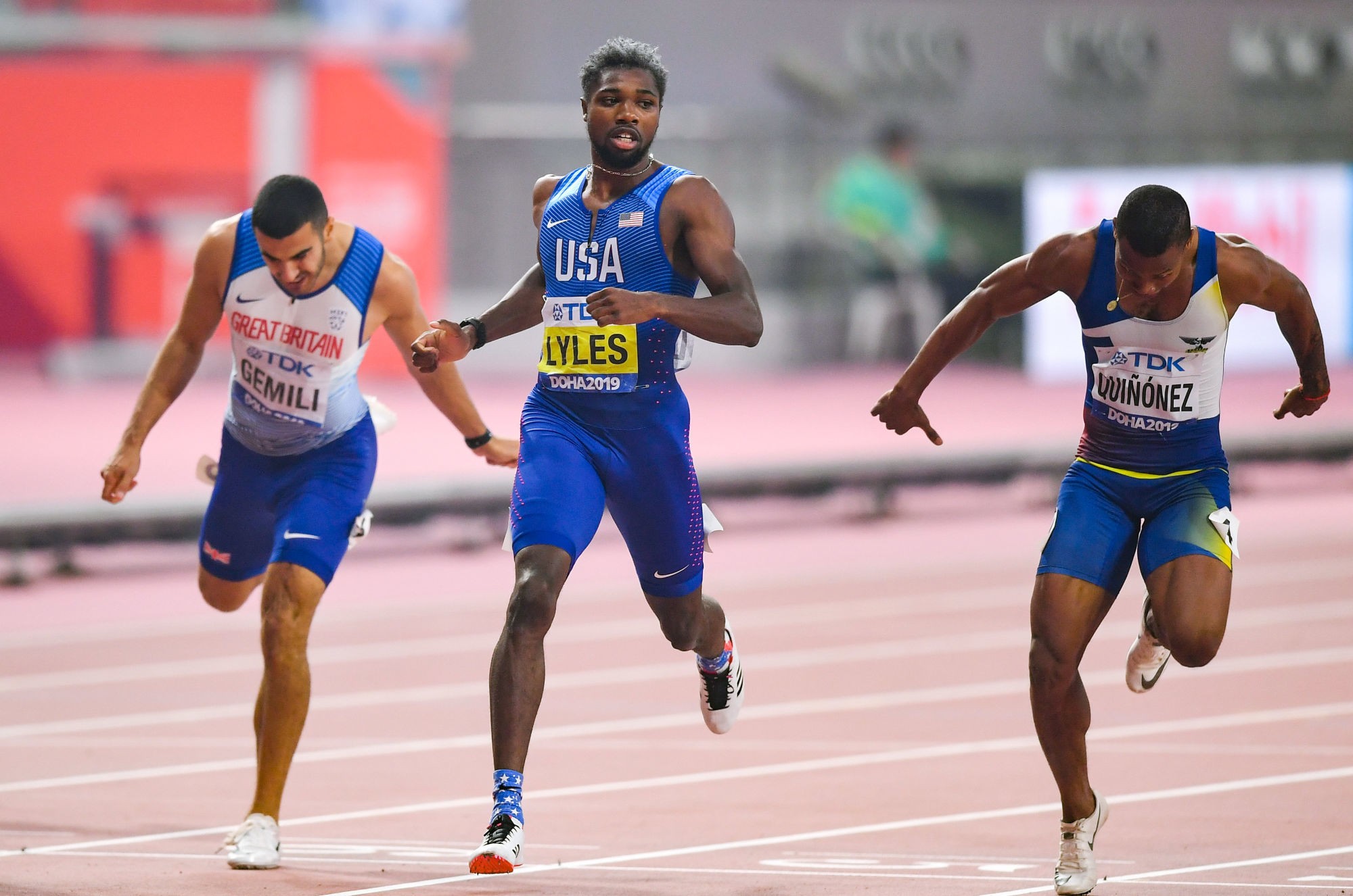 Noah Lyles - Photo by Sam Barnes/Sportsfile ..Photo by Icon Sport