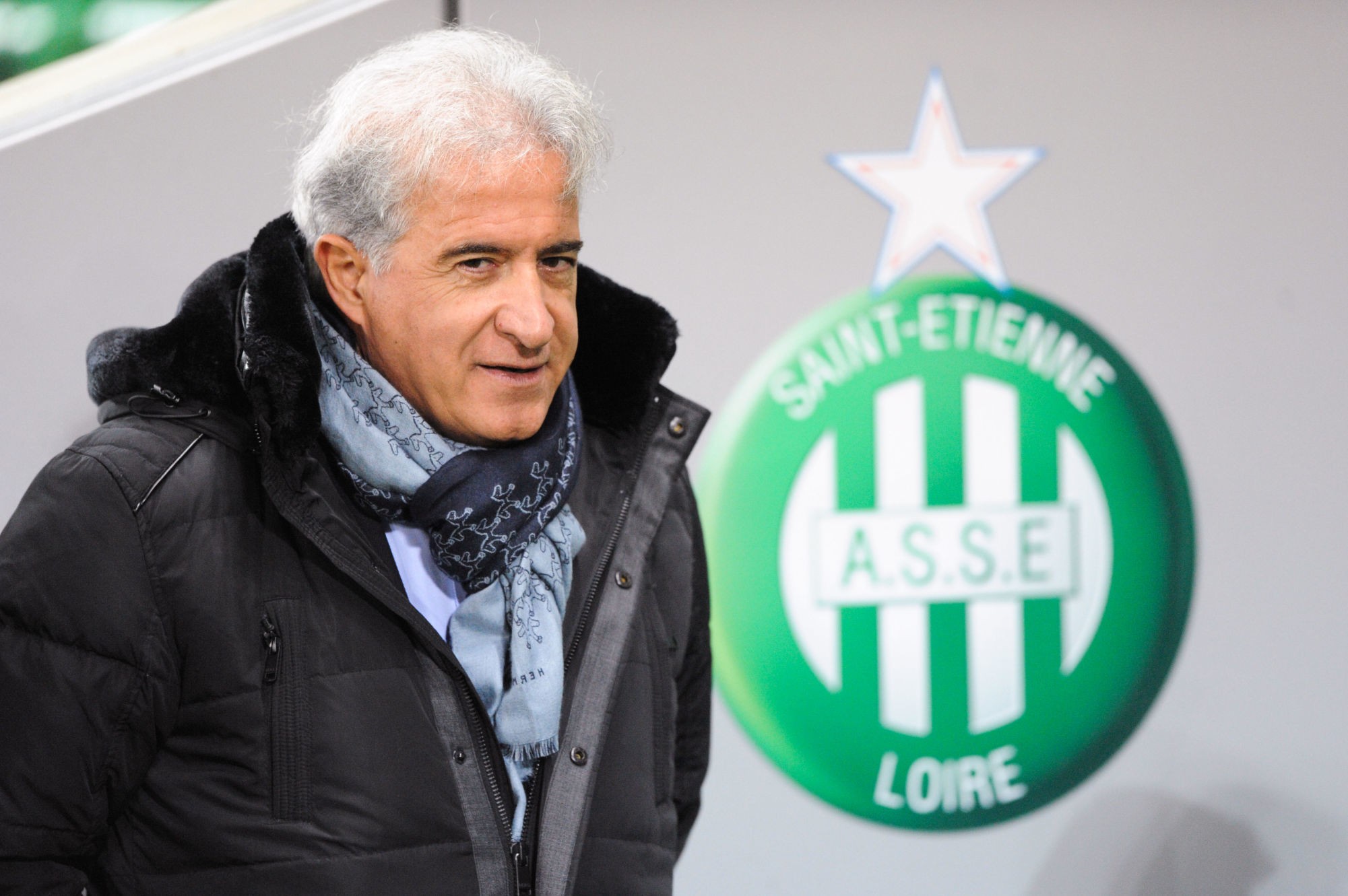 Bernard Caiazzo president of Saint Etienne during the Ligue 1 match between As Saint Etienne and Ogc Nice at Stade Geoffroy-Guichard on November 20, 2016 in Saint-Etienne, France. (Photo by Jean Paul