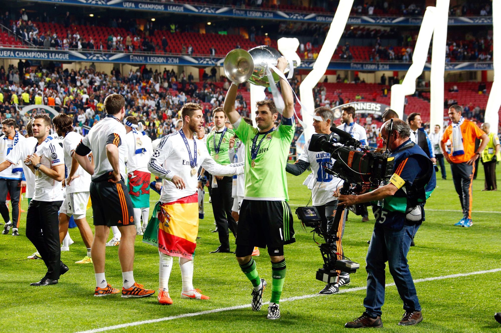 Victoire Real Madrid - Iker Casillas - 24.05.2014 - Football - Atletico Madrid / Real Madrid - Finale Champions League -Lisbonne