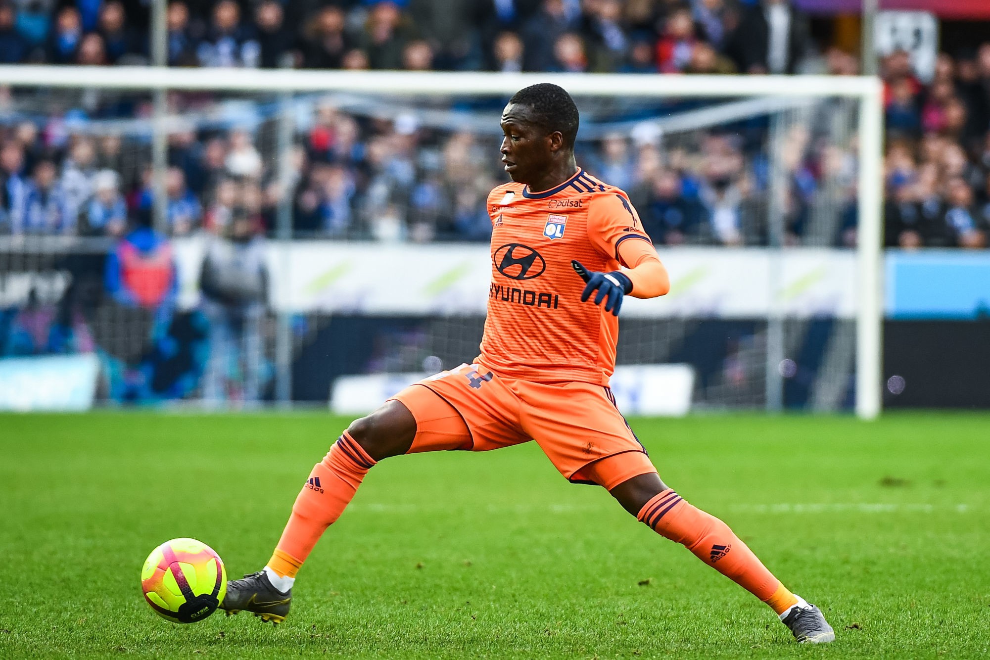 Pape Cheikh Diop of Lyon during the French Ligue 1 Football match between Strasbourg and Lyon at La Meinau Stadium on March 9, 2019 in Strasbourg, France. (Photo by Baptiste Fernandez/Icon Sport)