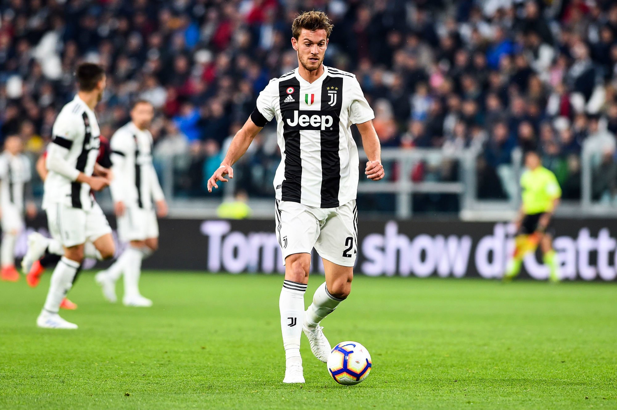 Daniele Rugani during the Serie A match at Allianz Stadium Turin. Picture date: 6th April 2019. 
Photo : Ipp / Icon Sport