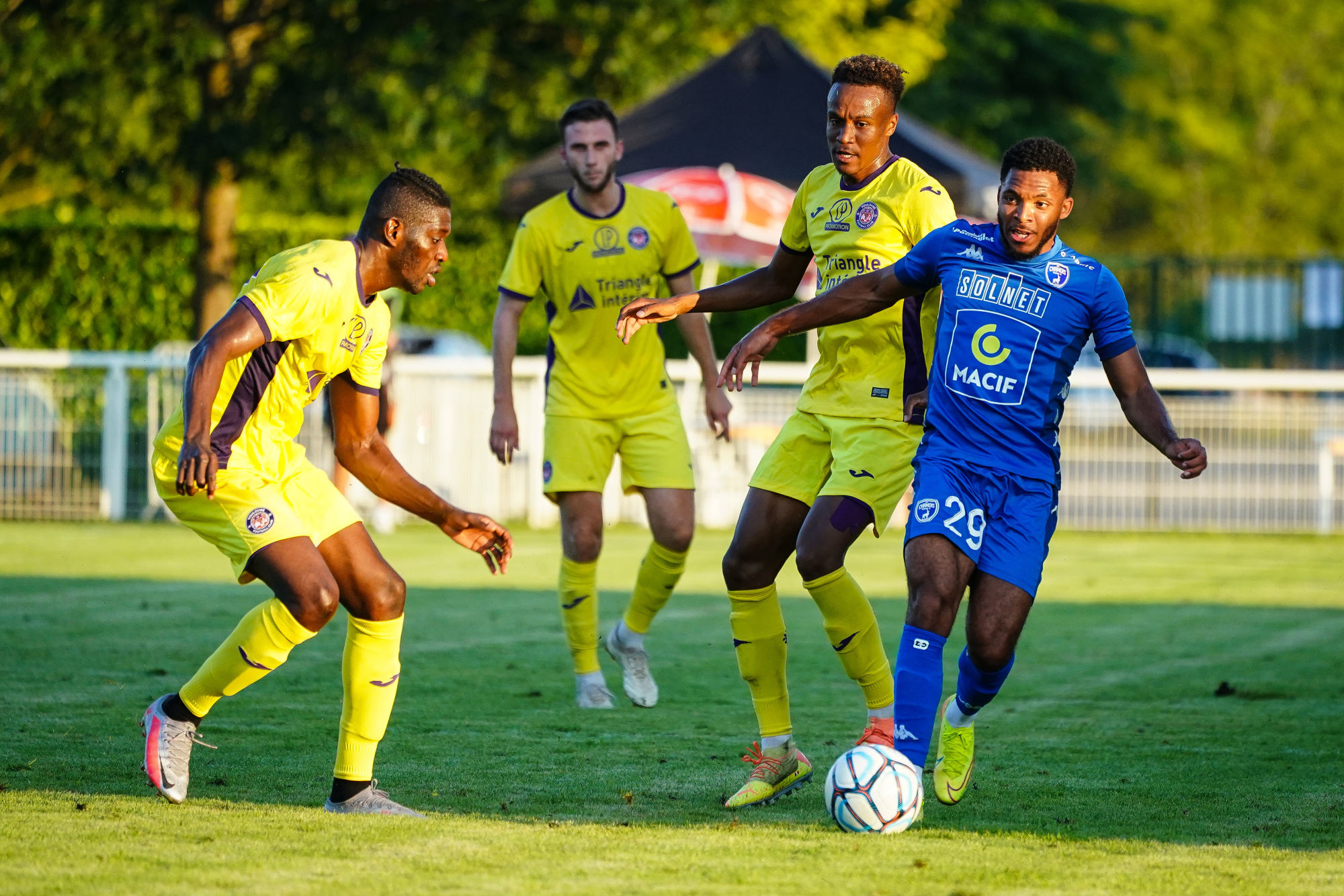 Joris MOUTACHY of CHAMOIS NIORTAIS FC during the friendly match between Toulouse and Niort on August 15, 2020 in Toulouse, France. (Photo by Pierre Costabadie/Icon Sport) - Toulouse (France)