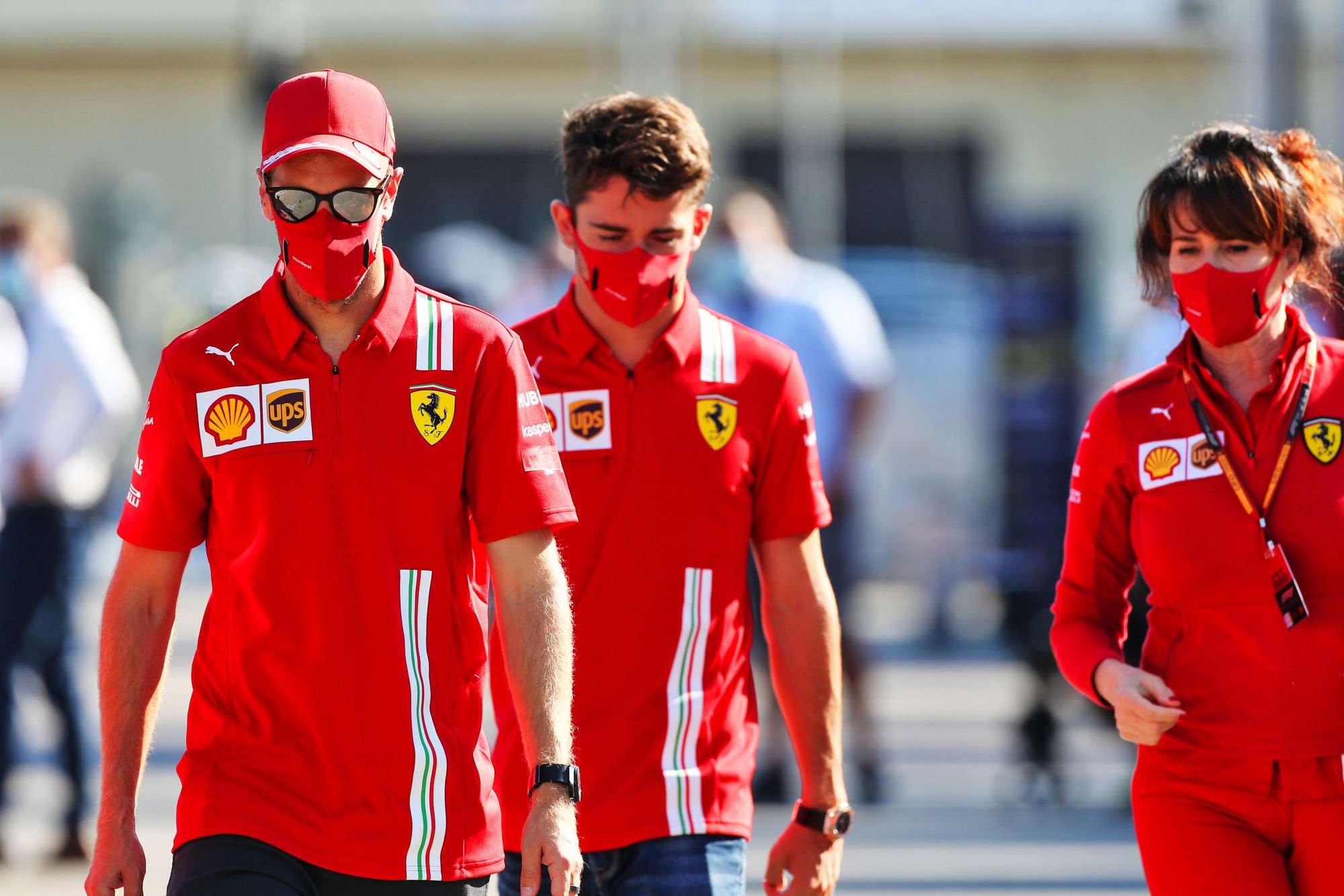 Sebastian Vettel et  Charles Leclerc - Ferrari