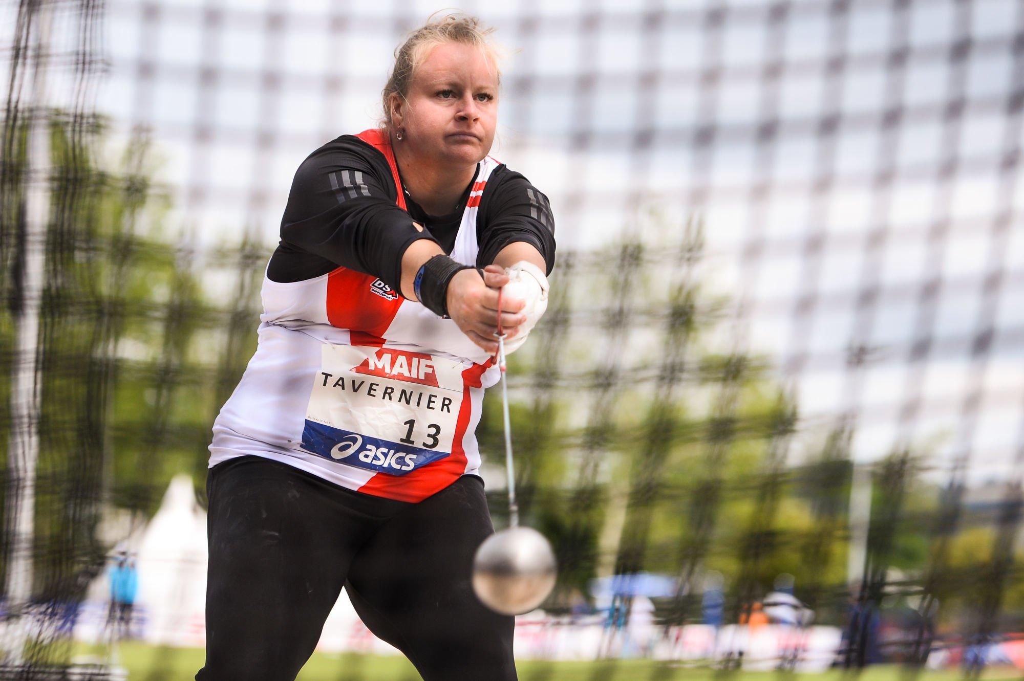 Alexandra Tavernier of France (Hammer Throw) during Day 2 of the French Elite Championship on July 28, 2019 in Saint-Etienne, France. (Photo by Baptiste Fernandez/Icon Sport)