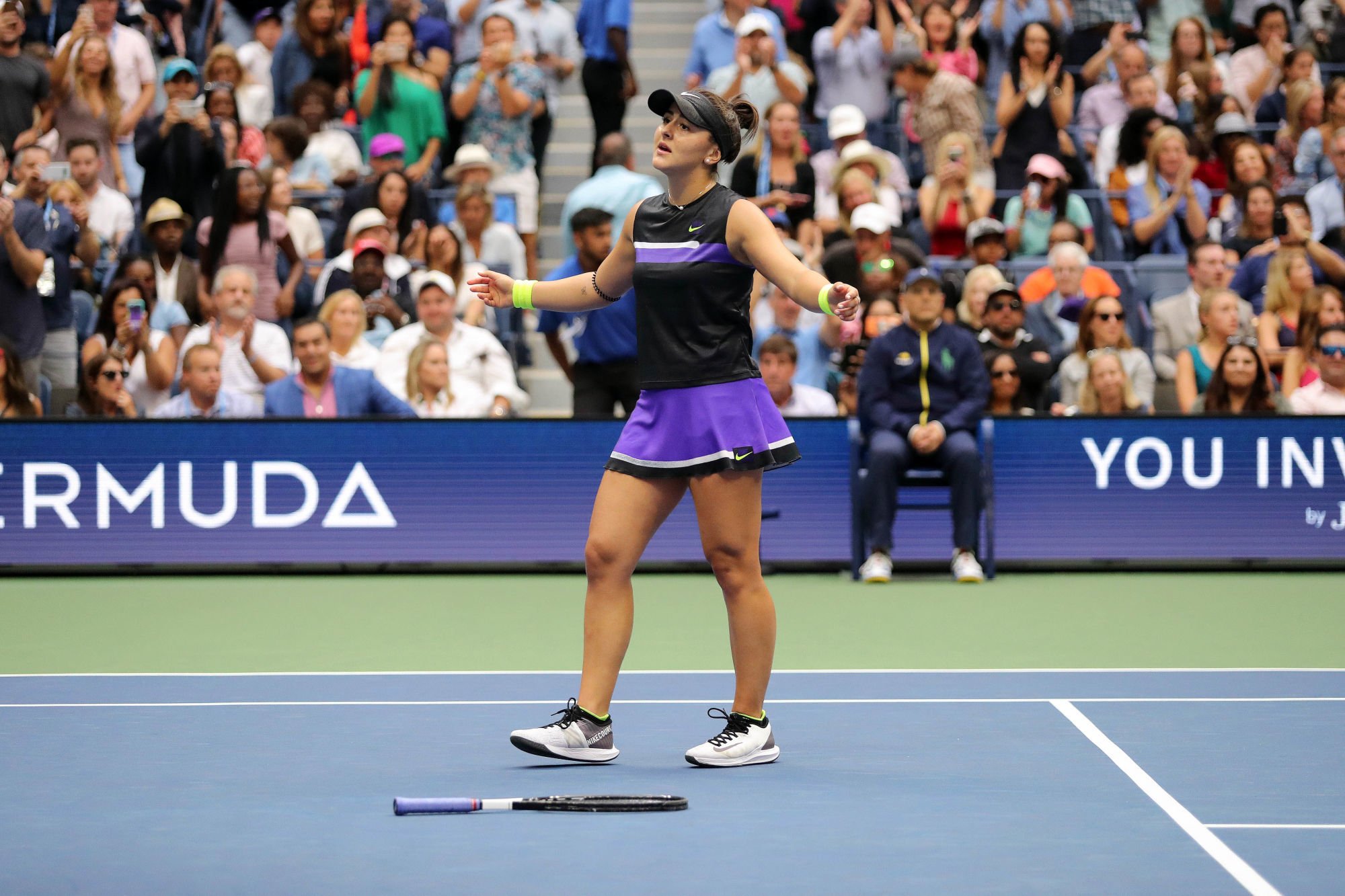 Bianca Andreescu of Canada during the Women's Final US Open on September 7, 2019 in New York City. (Photo by Marek Janikowski/Icon Sport) - Bianca ANDREESCU