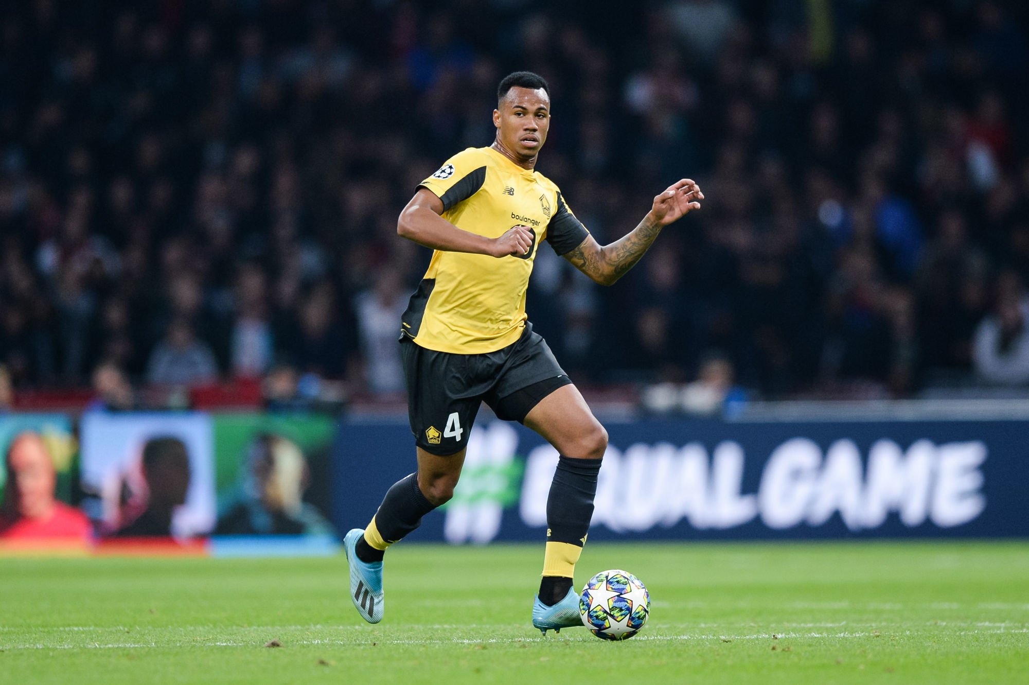 Lille's defender GABRIEL during the UEFA Champions League Group H match between Ajax and Lille at Johan Cruyff Arena on September 17, 2019 in Amsterdam, Netherlands. (Photo by Baptiste Fernandez/Icon Sport) - GABRIEL - Johan Cruijff Arena - Amsterdam (Pays Bas)