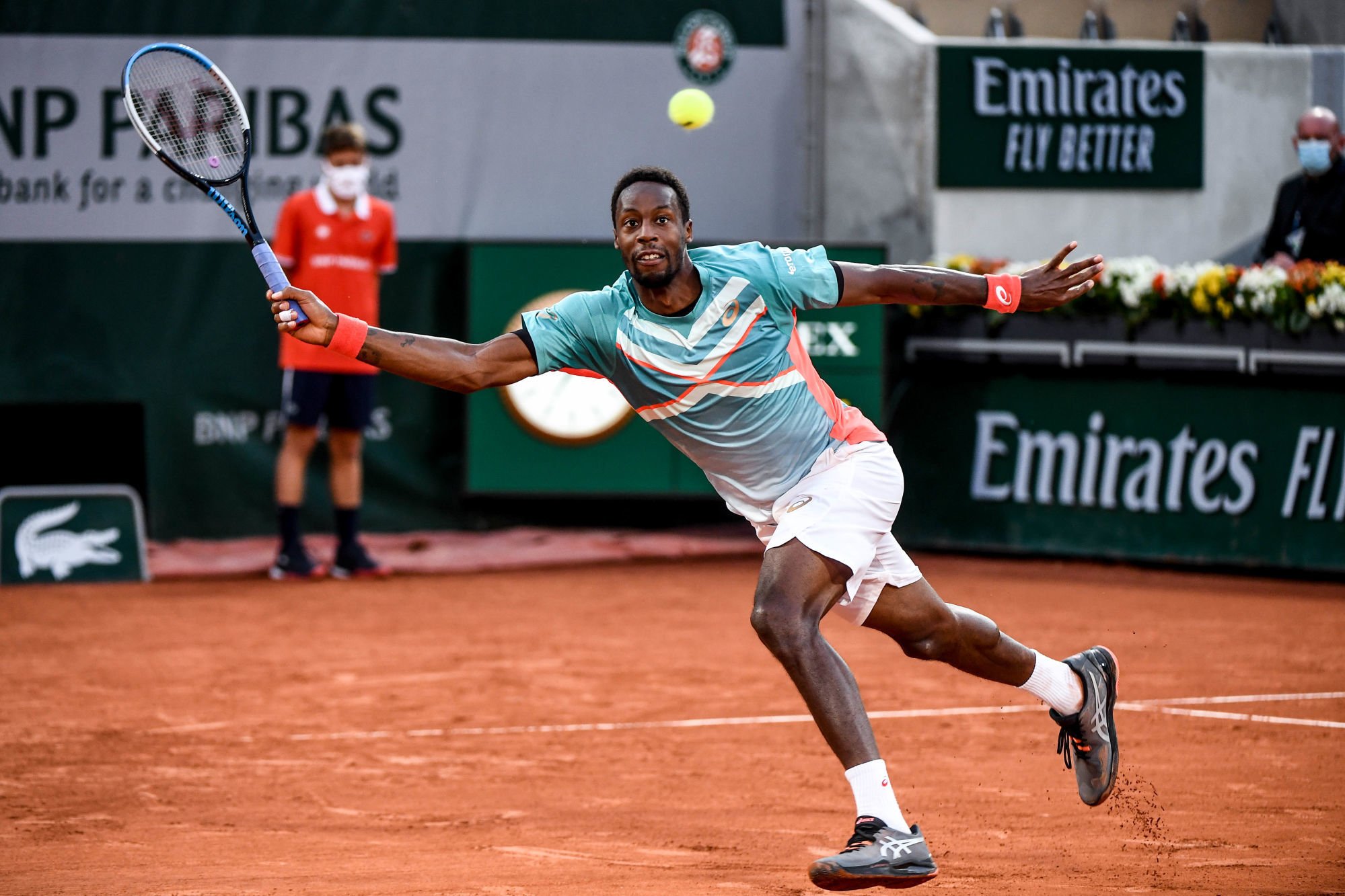 Gael MONFILS of France during the day two of the French Open on September 28, 2020 in Paris, France. (Photo by Anthony Dibon/Icon Sport) - Roland Garros - Paris (France)