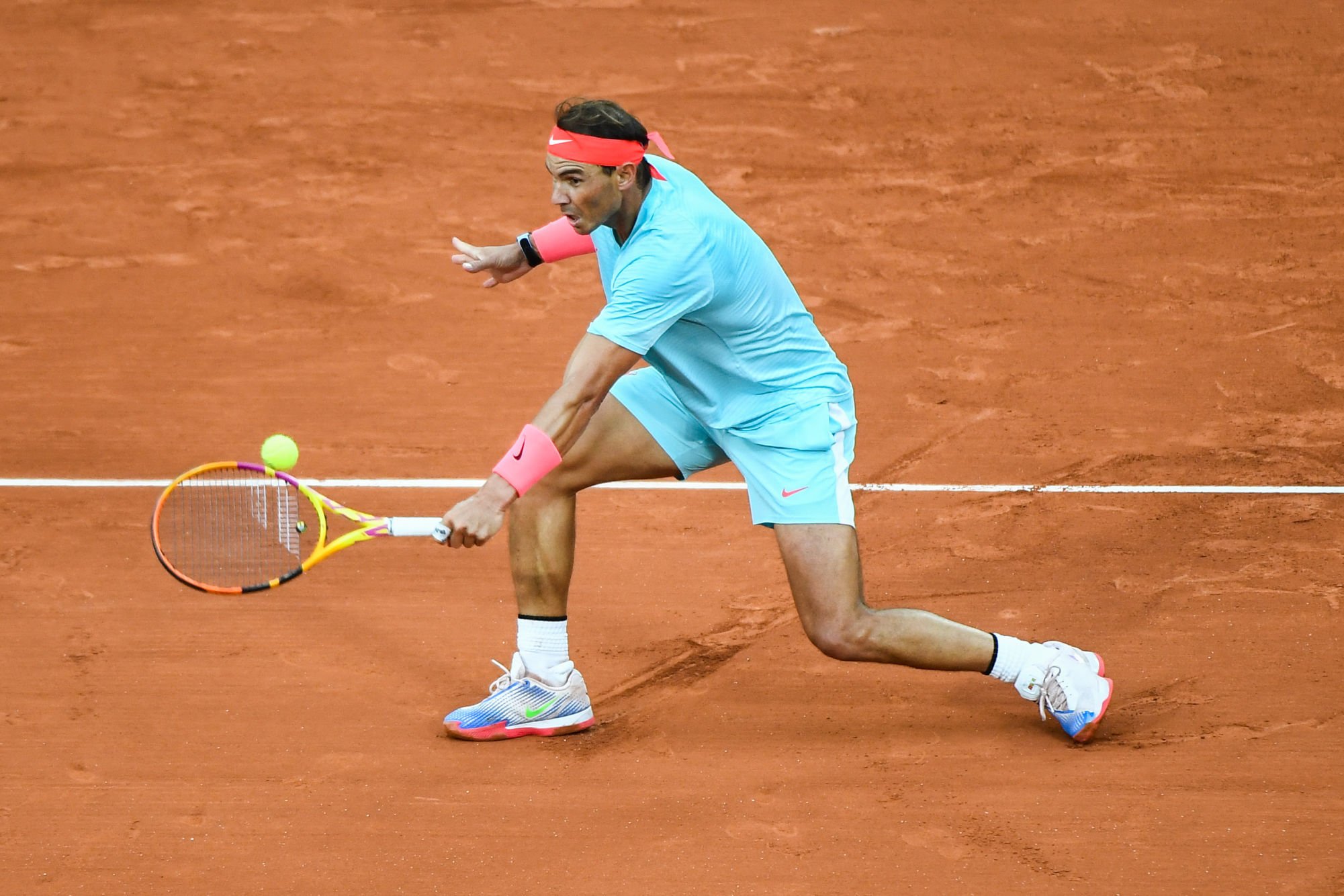 Rafael NADAL of Spain during the day two of the French Open on September 28, 2020 in Paris, France. (Photo by Anthony Dibon/Icon Sport) - Roland Garros - Paris (France)