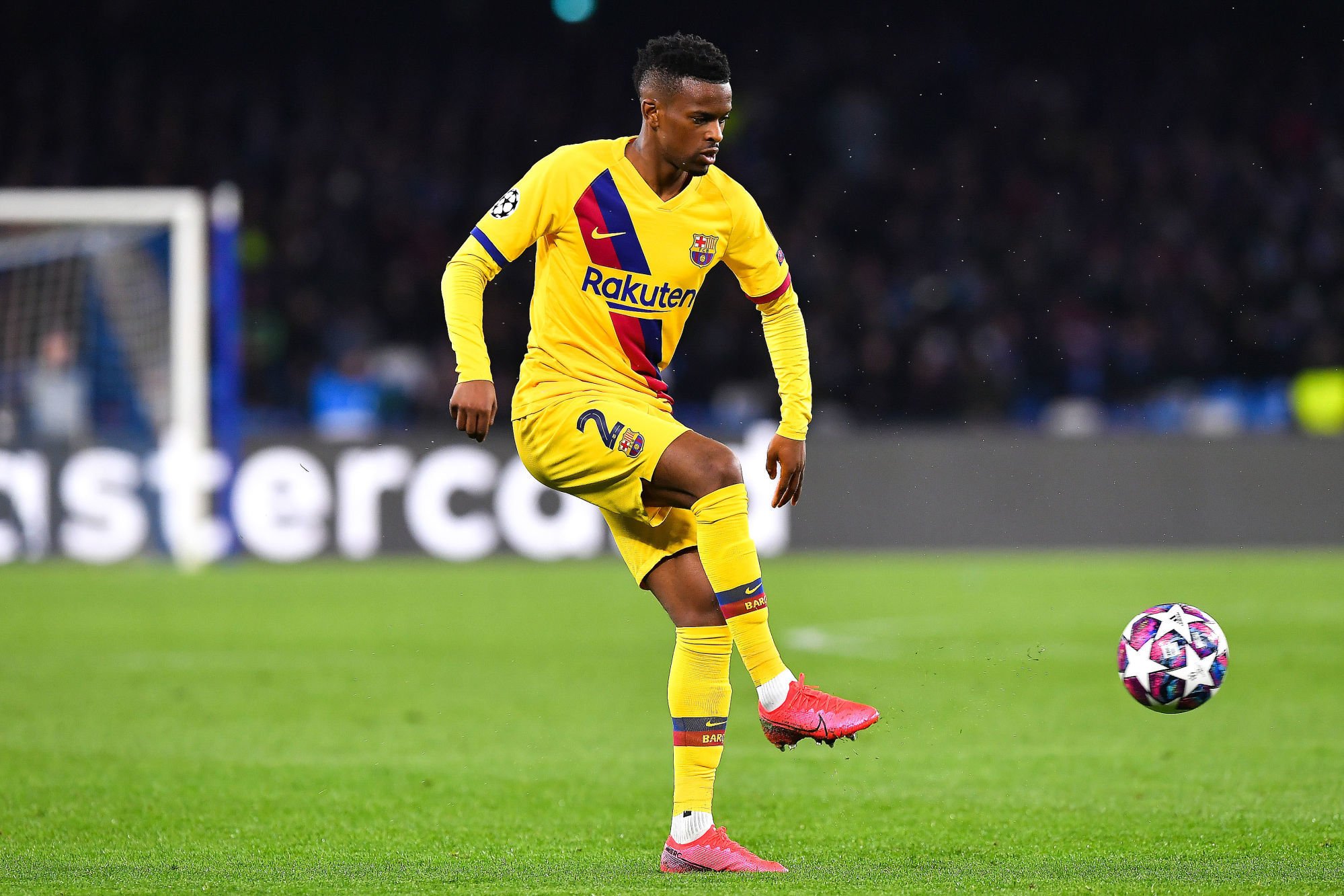 Foto Cafaro/LaPresse
25 Febbraio 2020 Napoli, Italia
sport
calcio
SSC Napoli vs FC Barcelona - Uefa Champions League stagione 2019/20, Ottavi di finale, andata - stadio San Paolo
Nella foto: Nelson Semedo (FC Barcelona)

Photo Cafaro/LaPresse
February 25, 2020 Naples, Italy
sport
soccer
SSC Napoli vs FC Barcelona - Uefa Champions League 2019/20 season, Round of 16, First leg - San Paolo stadium
In the pic: Nelson Semedo (FC Barcelona) 
Photo by Icon Sport - Nelson SEMEDO - Stade San Paolo - Naples (Italie)