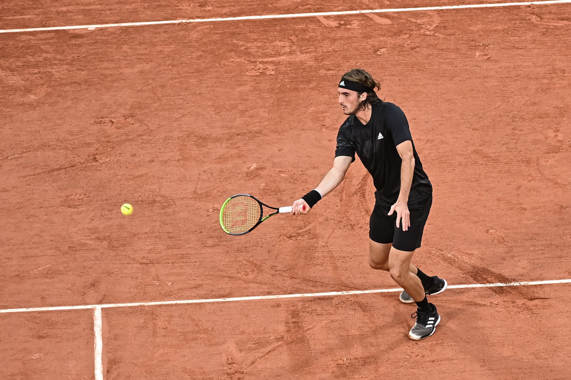 Stefanos TSITSIPAS of Greece during day third of the Tennis French Open on September 29, 2020 in Paris, France. (Photo by Baptiste Fernandez/Icon Sport) - Roland Garros - Paris (France)