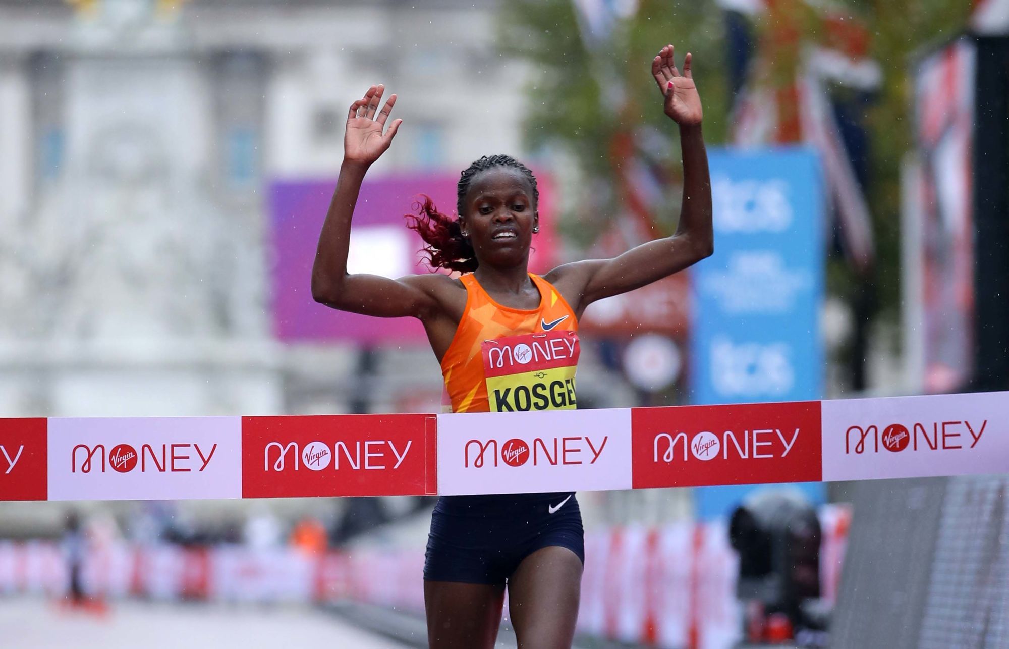 Brigid Kosgei a remporté le Marathon de Londres en 2h 18min 58 secondes.
Photo by Icon Sport